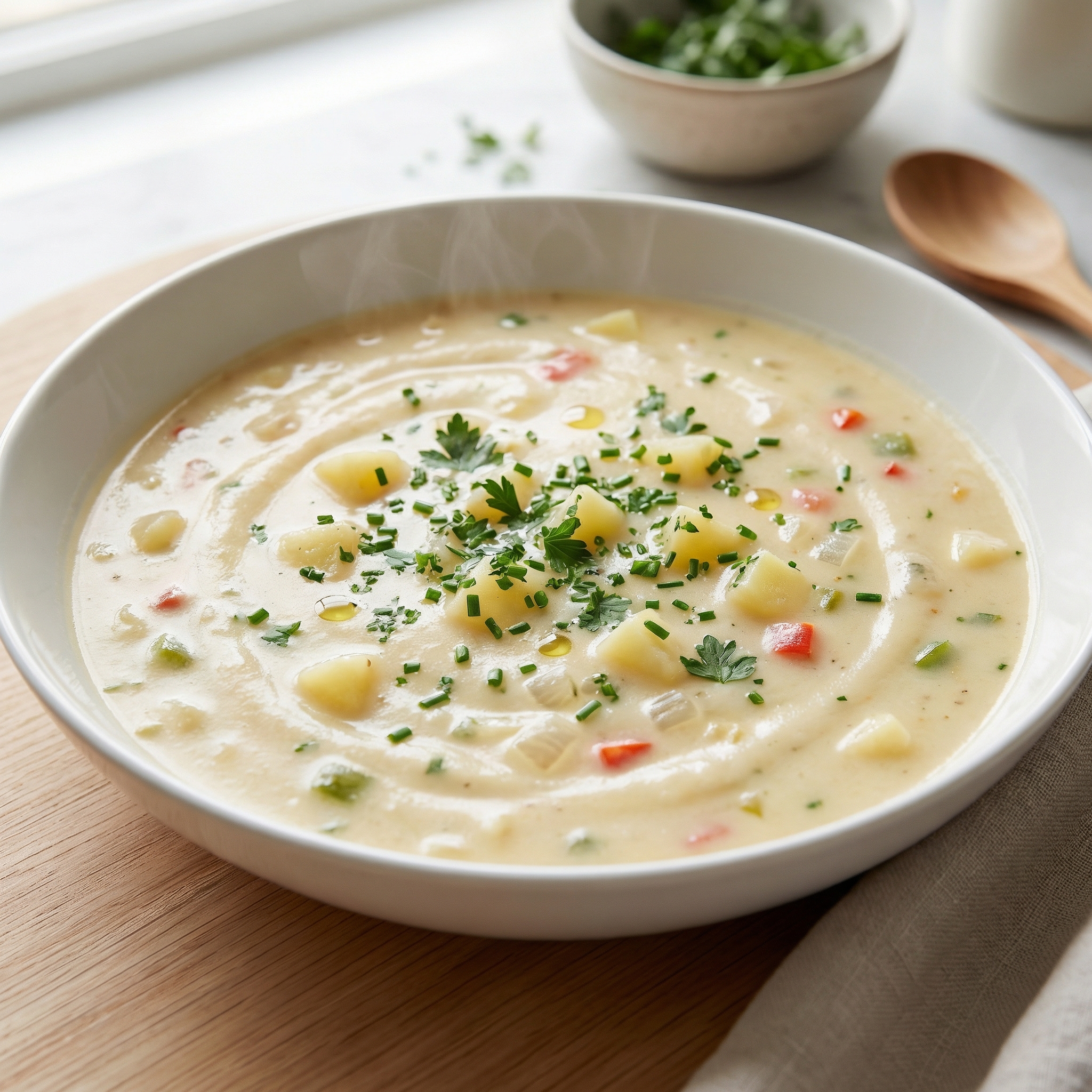 3-Ingredient Creamy Potato Soup