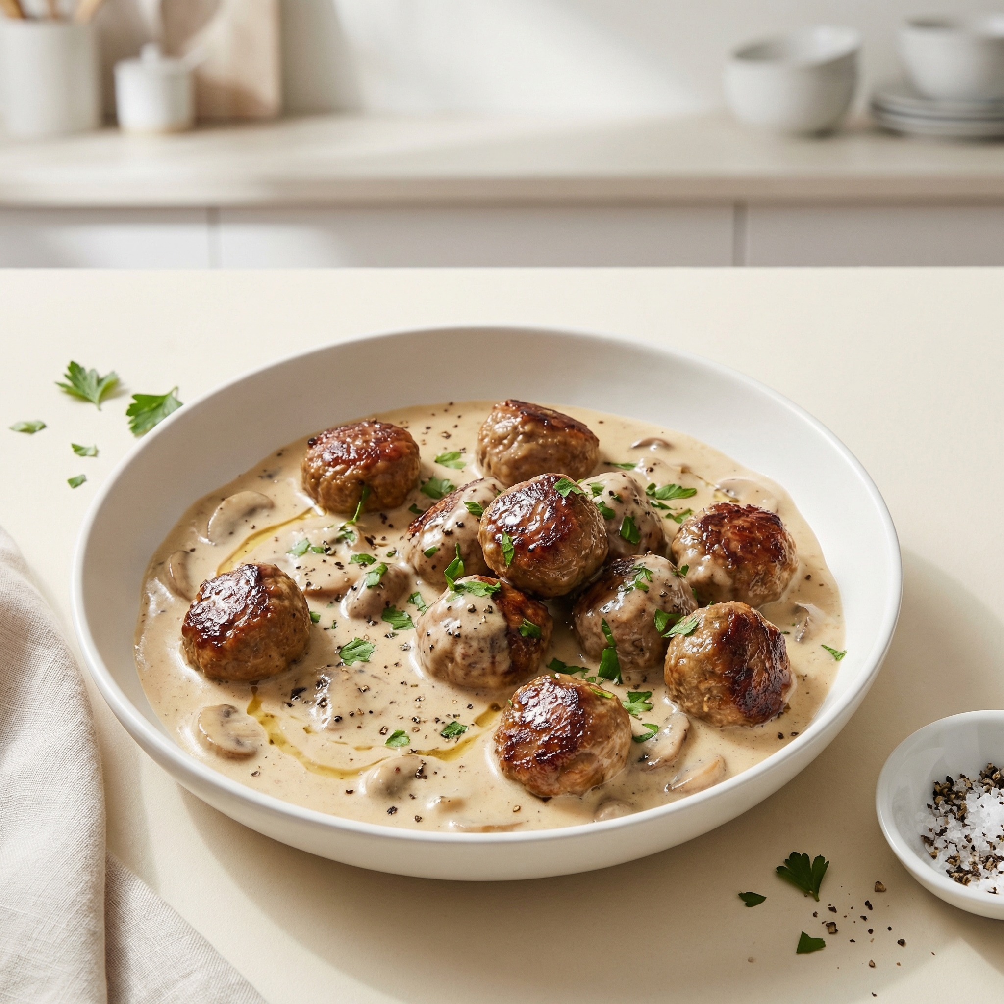 Three-Ingredient Swedish-Style Meatballs