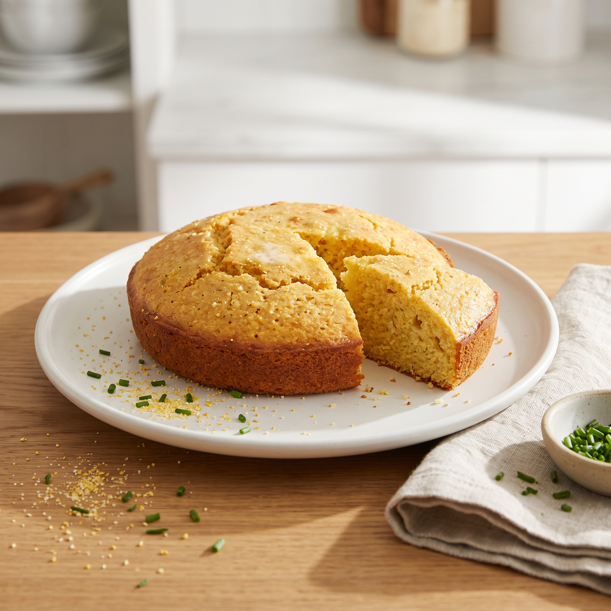 5-Minute Cornbread in the Microwave