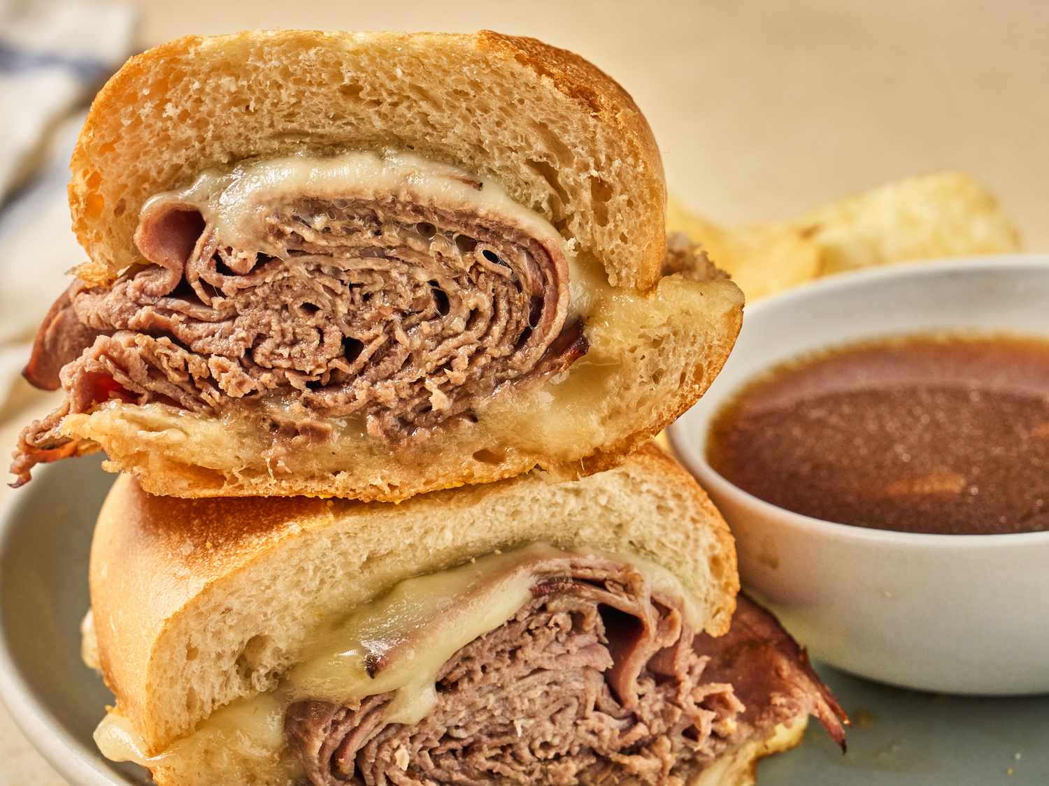 Quick French Dip Hoagies (5-Minute)