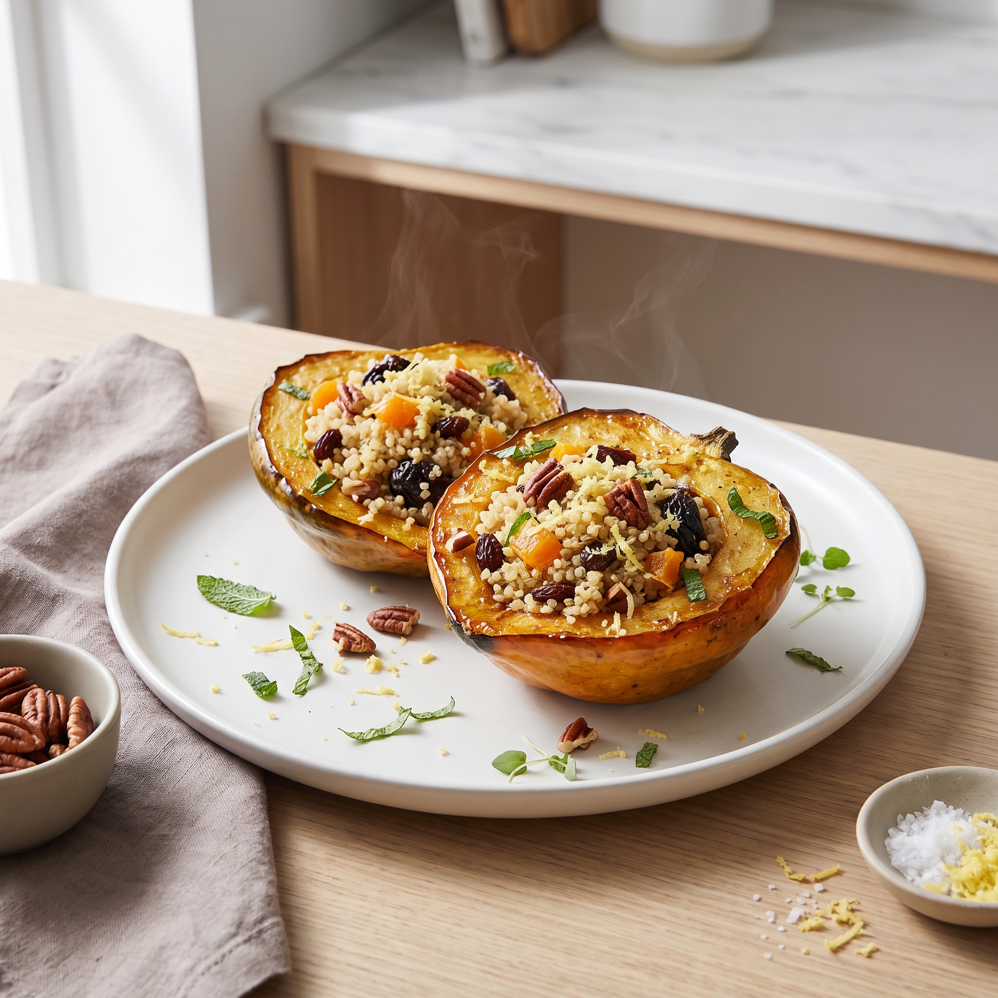 Acorn Squash Filled with Quinoa