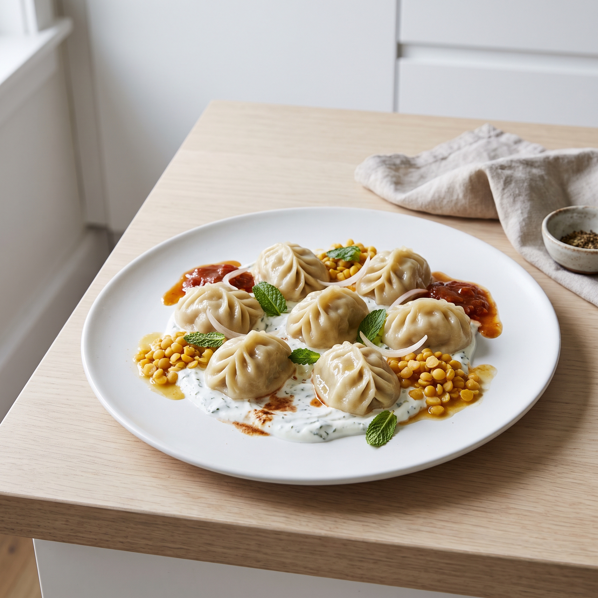 Afghan Beef Mantwo Dumplings