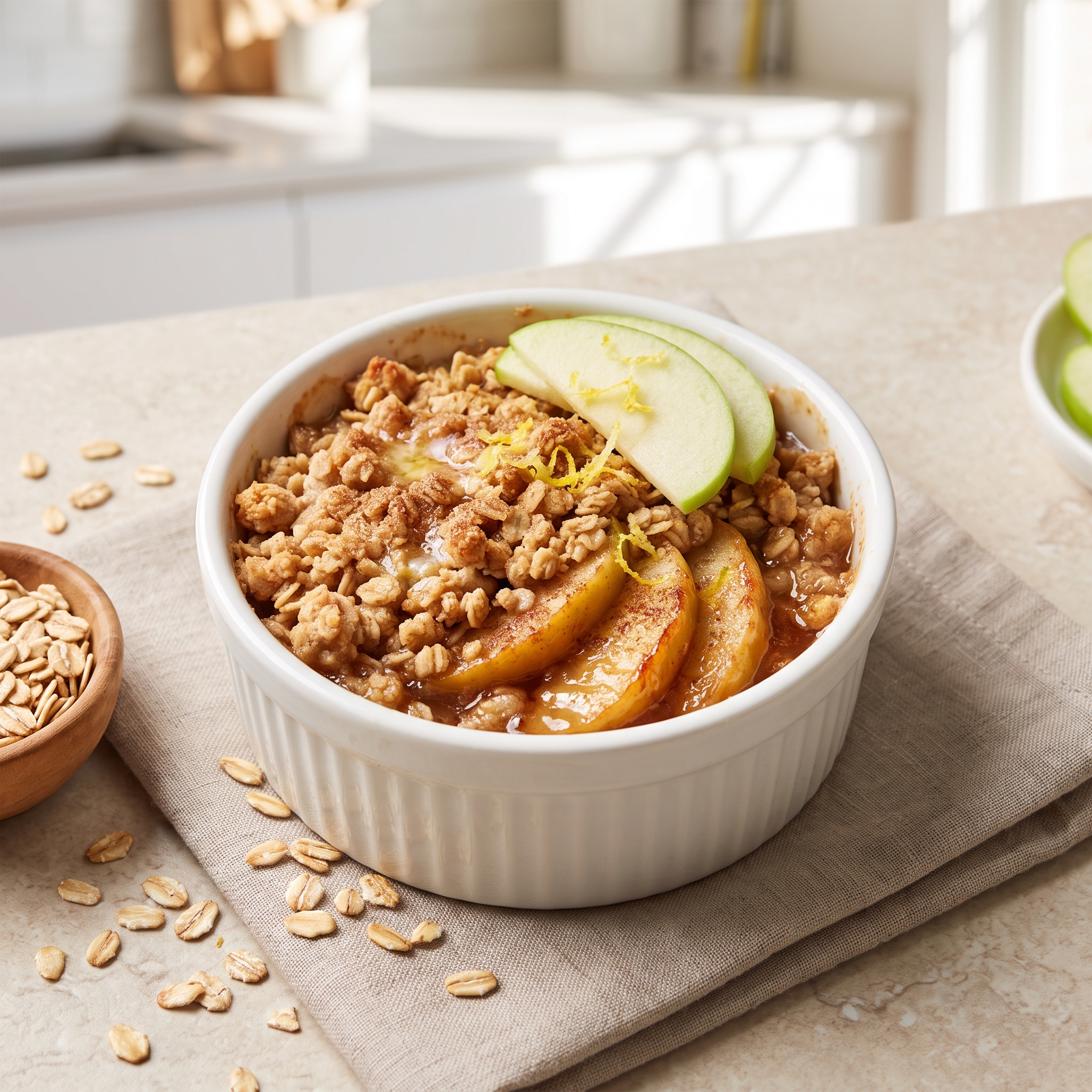 Air-Fried Apple Crumble
