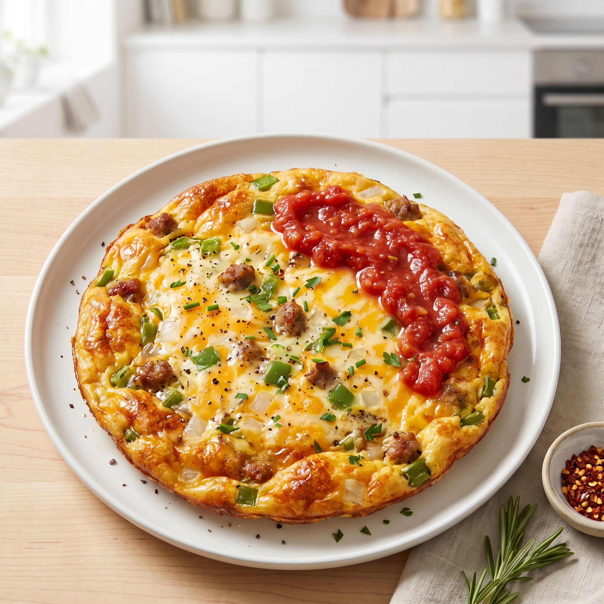 Air-Fried Breakfast Frittata