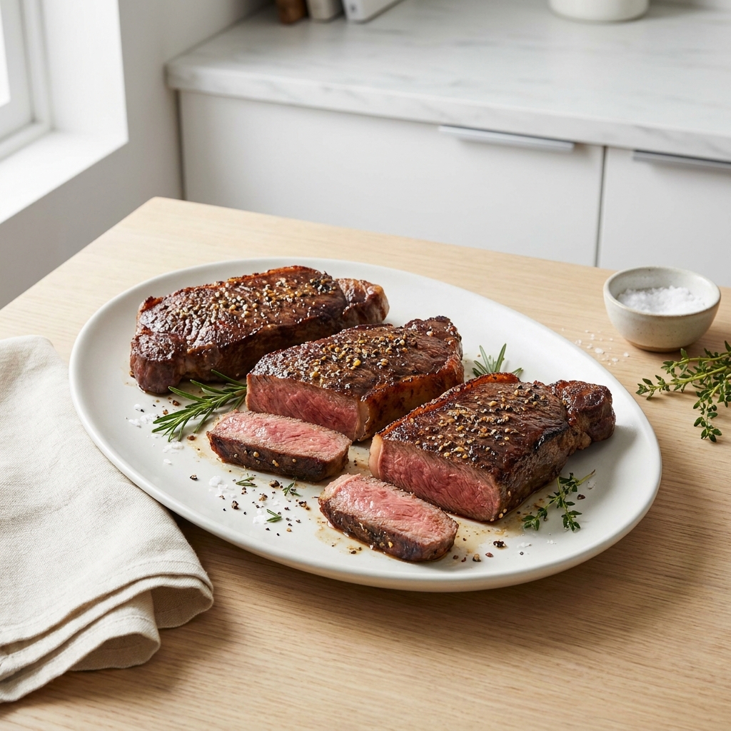 Air-Fried New York Strip Steak