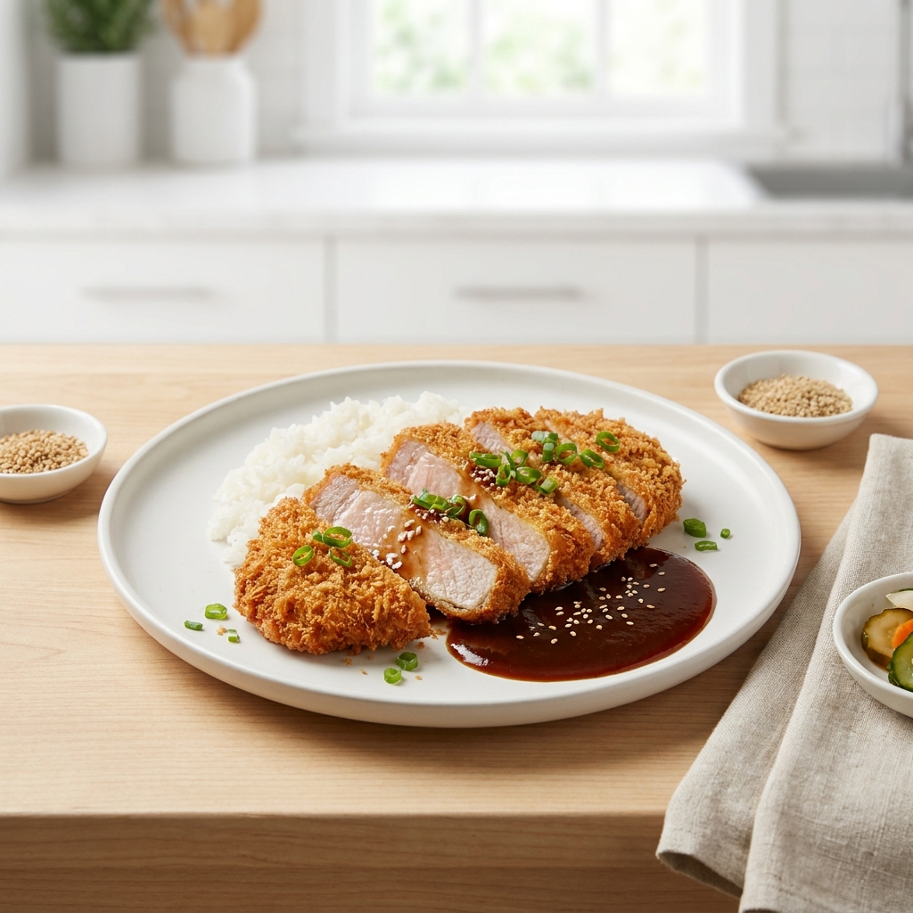 Air-Fried Pork Tonkatsu Cutlets