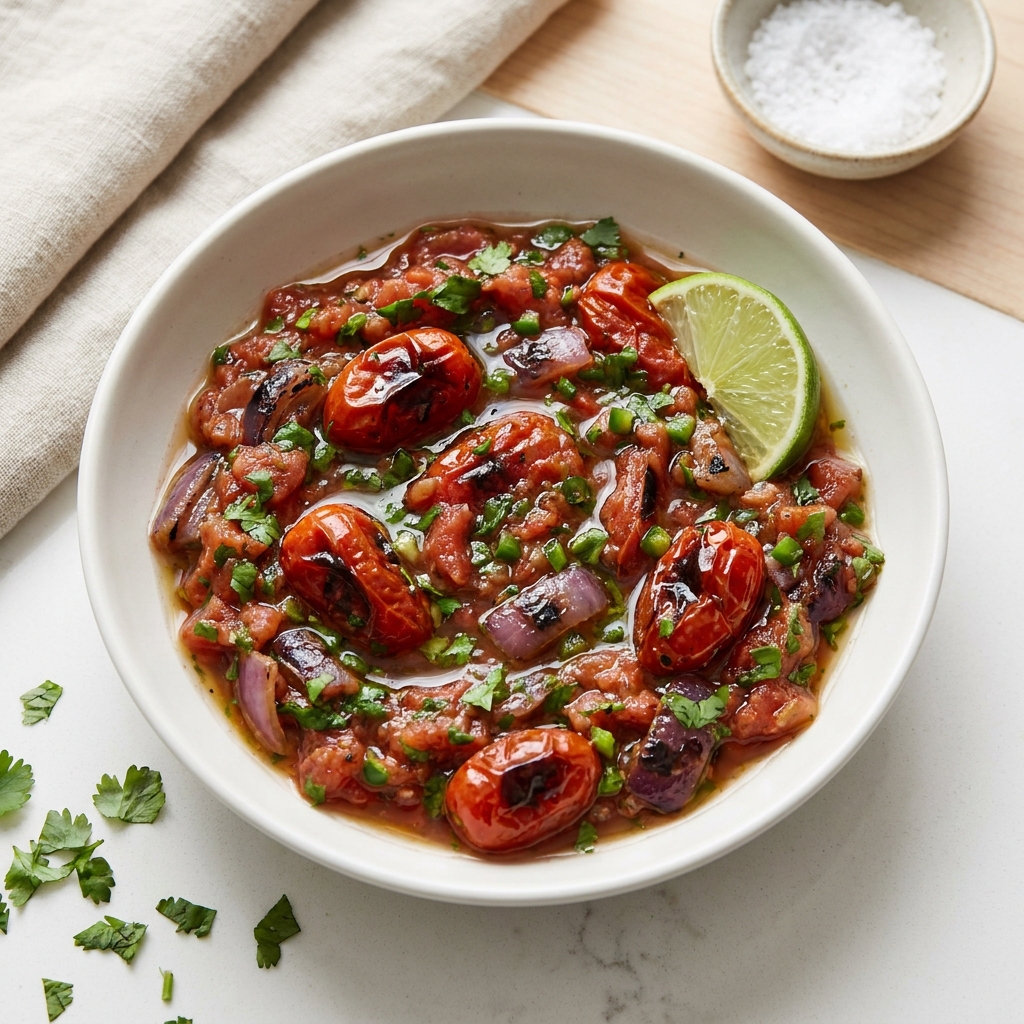 Air-Fried Roasted Salsa