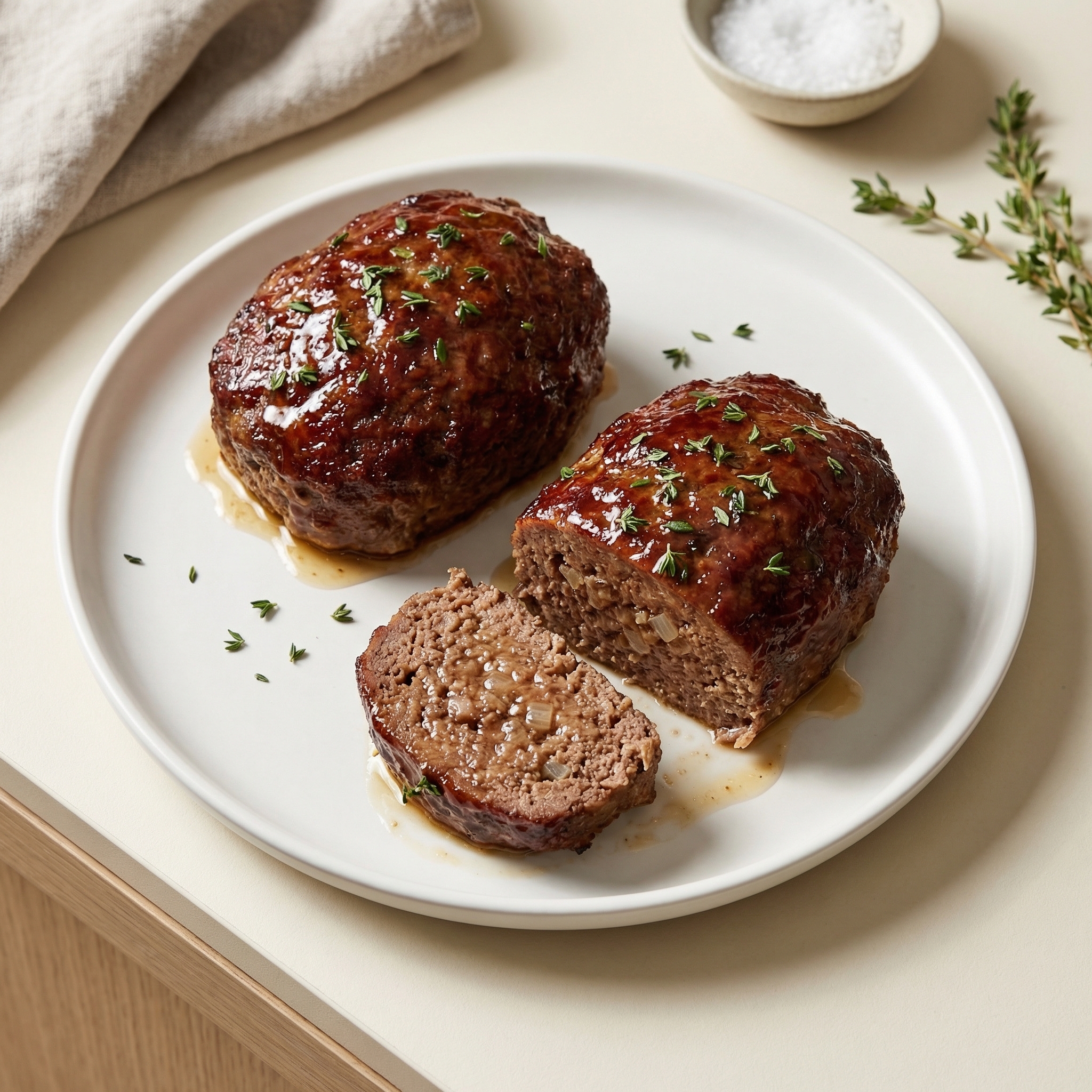 Crispy-Edged Air Fryer Meatloaf