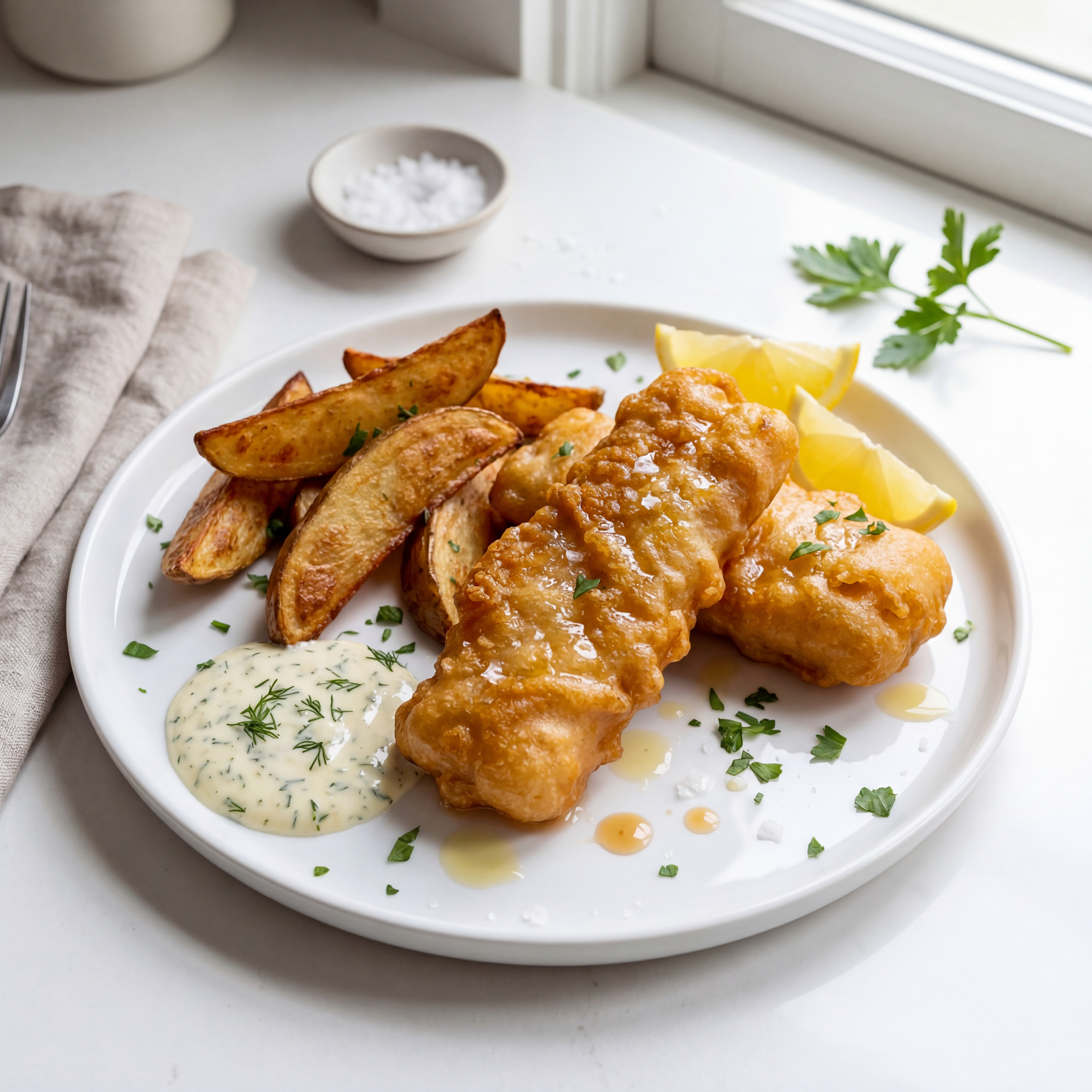 Air Fryer Fish and Chips