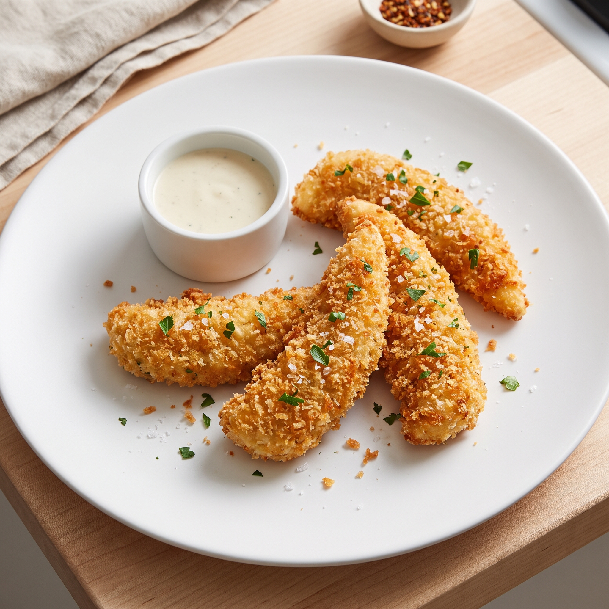 Air Fryer Breaded Chicken Tenderloins
