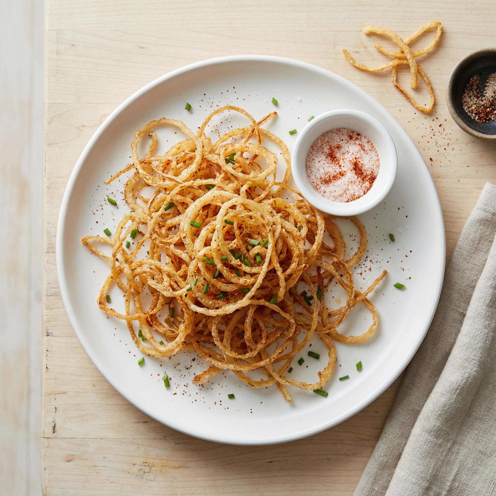 Crispy Air-Fried Onion Strips