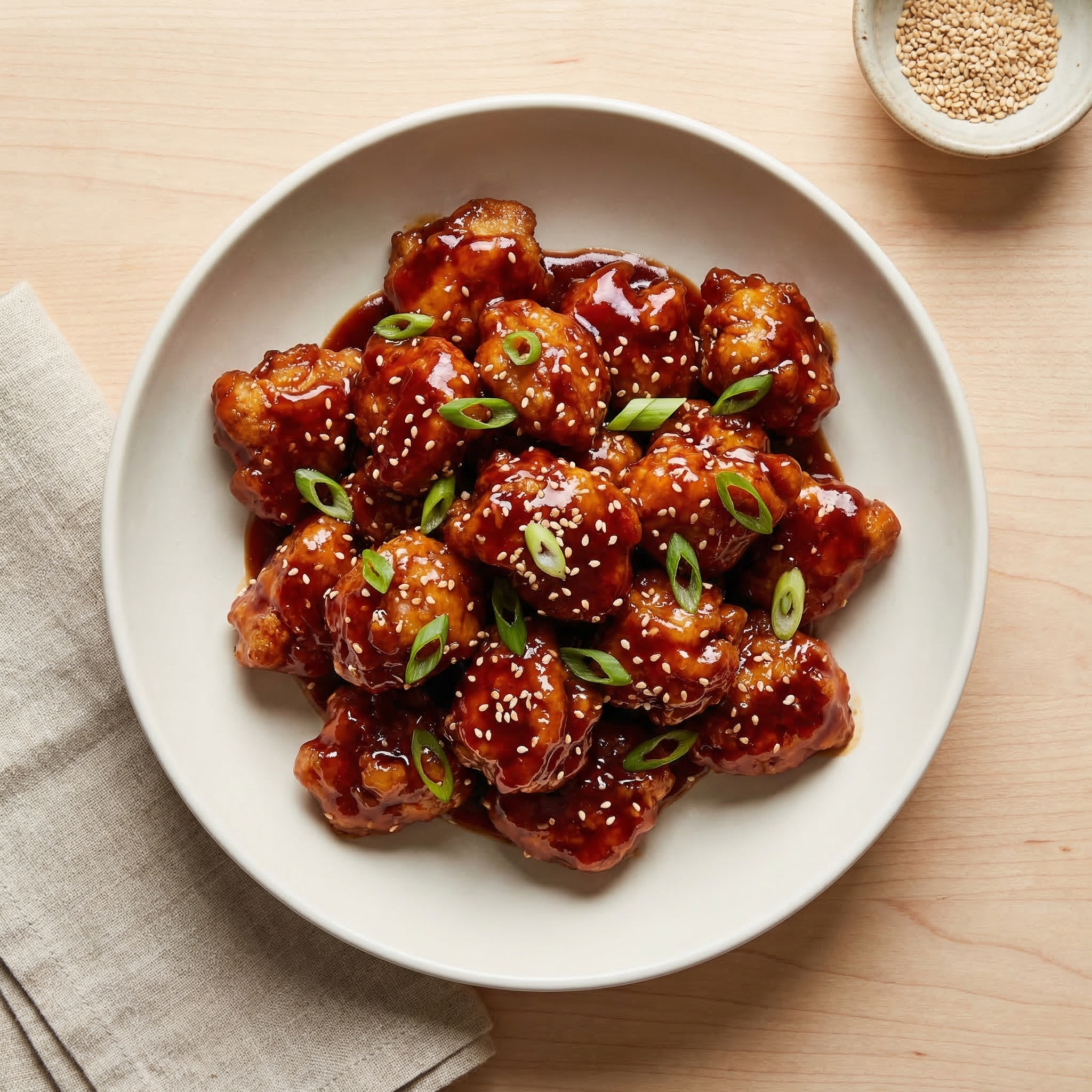 Crispy Air Fryer General Tso’s Chicken Bites