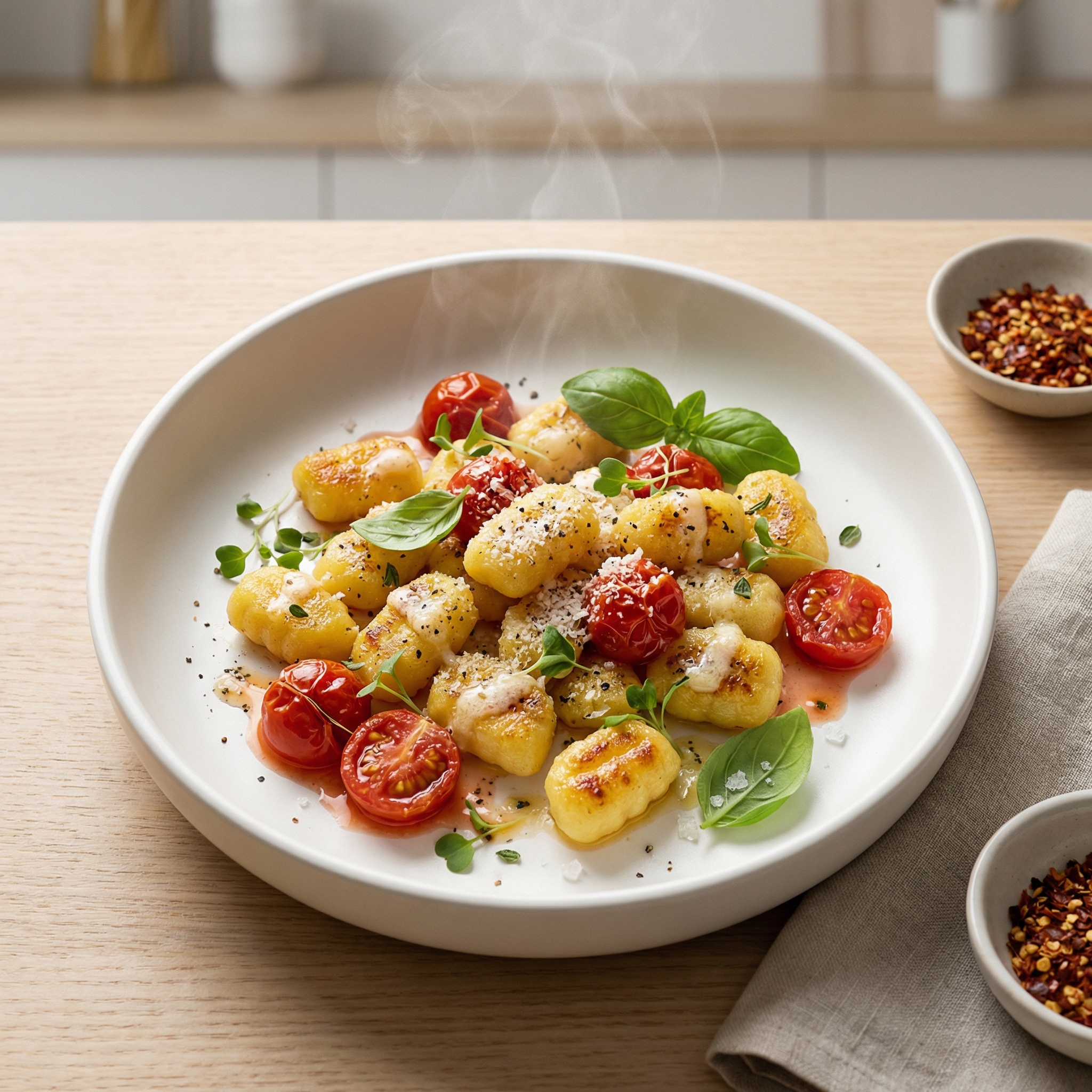 Air-Fried Gnocchi