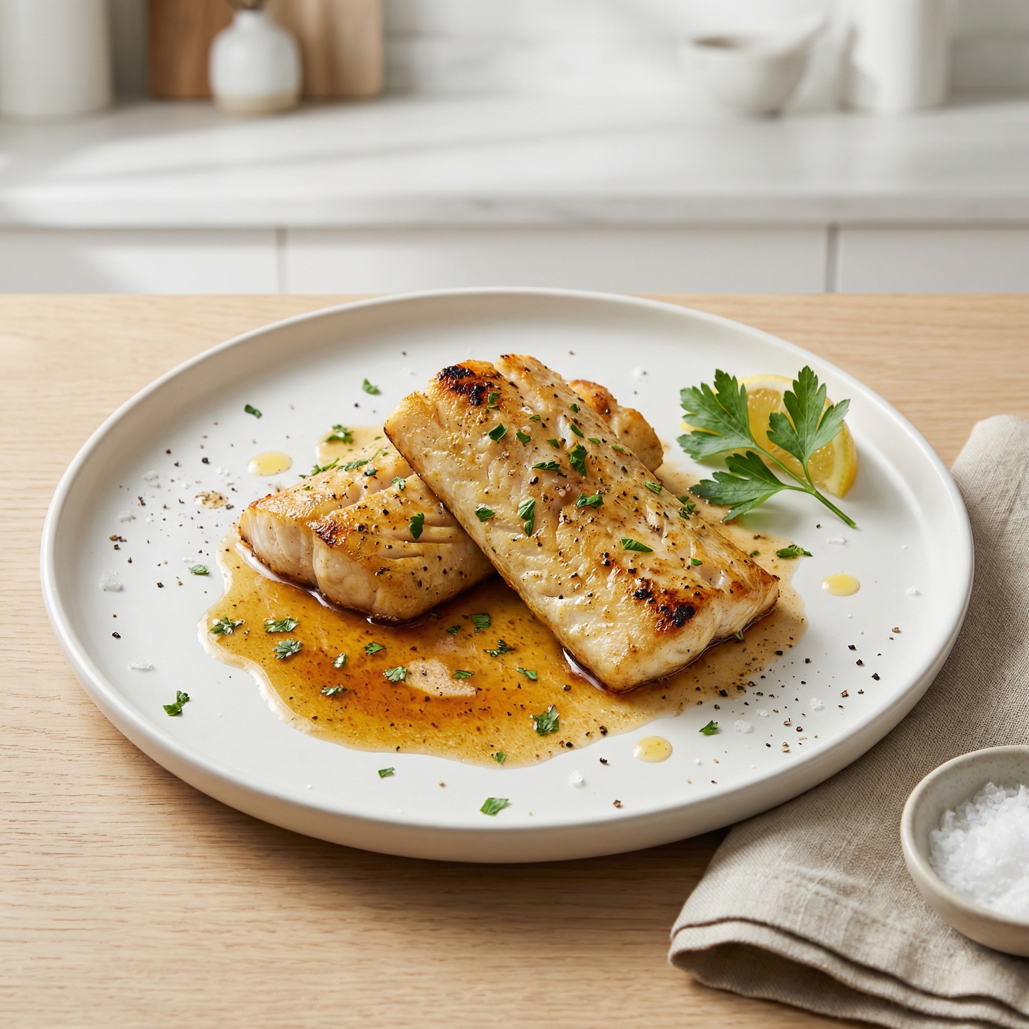 Brown Butter Mahi Mahi in the Air Fryer