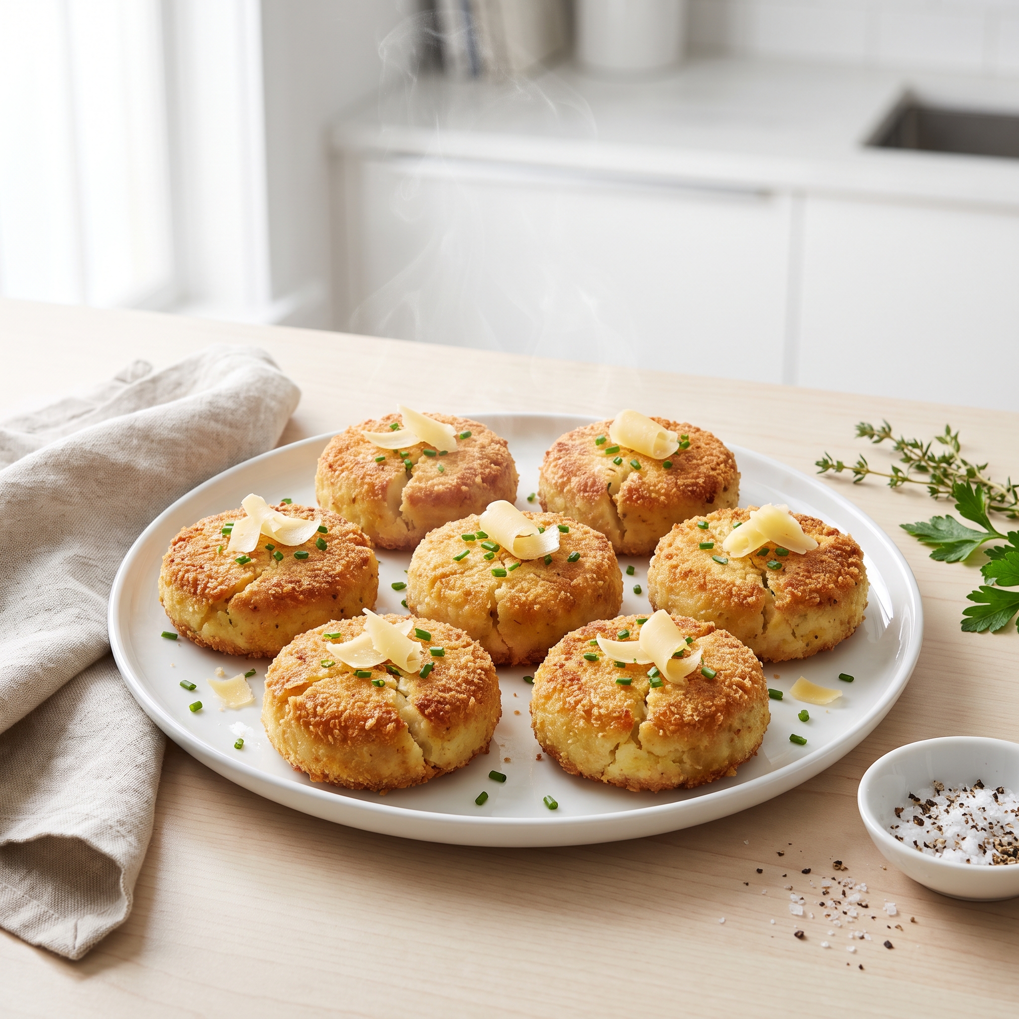 Air Fryer Mashed Potato Cakes