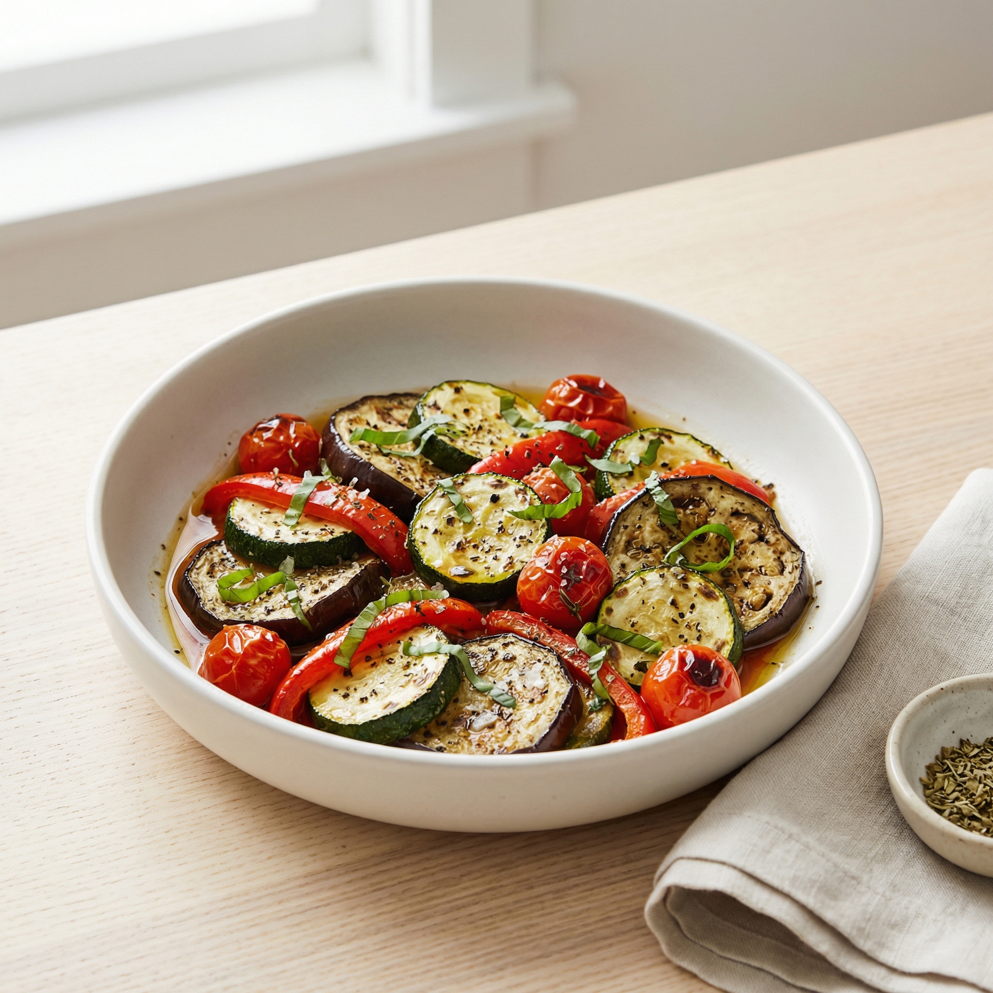 Air-Fried Ratatouille, Italian-Style