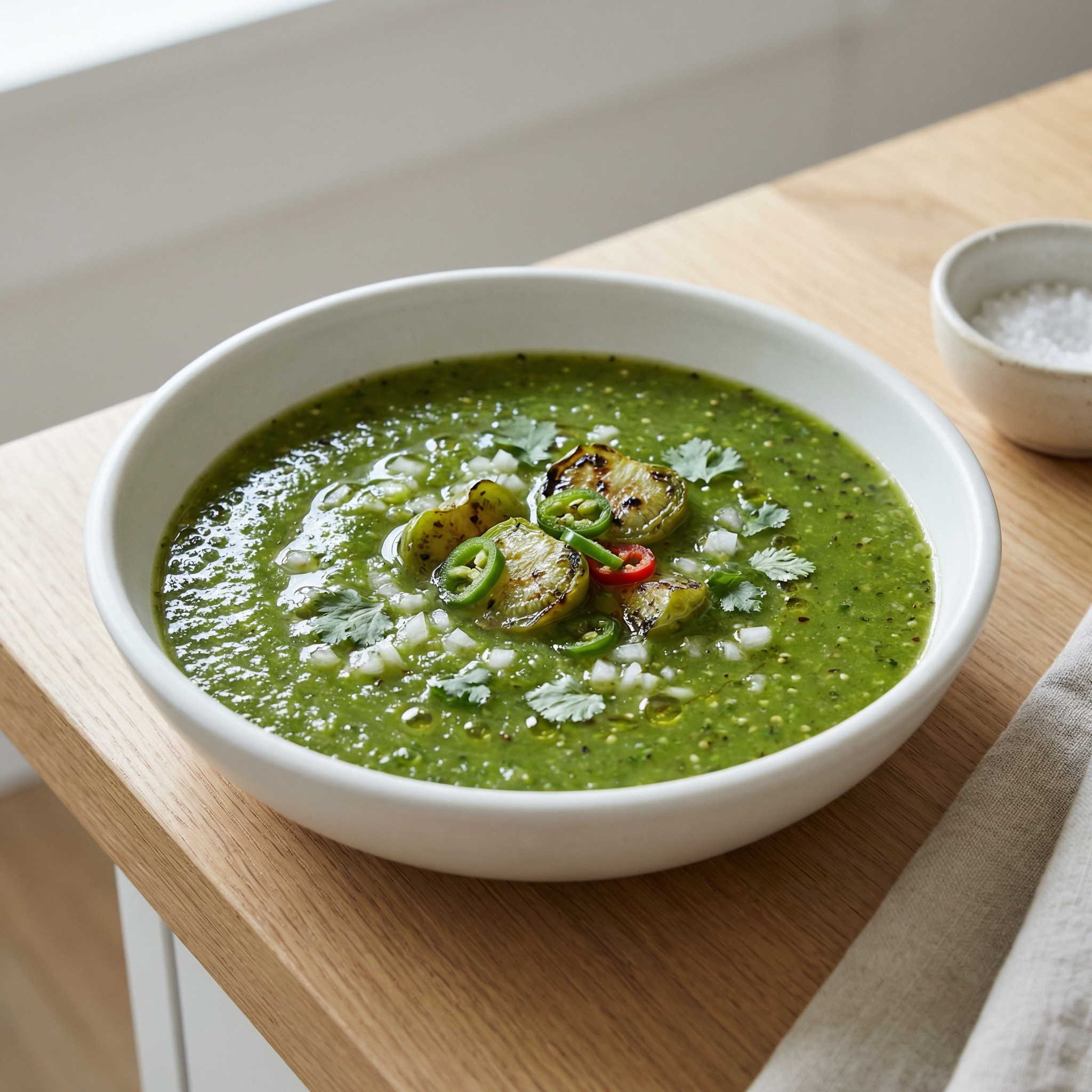 Air Fryer Roasted Salsa Verde