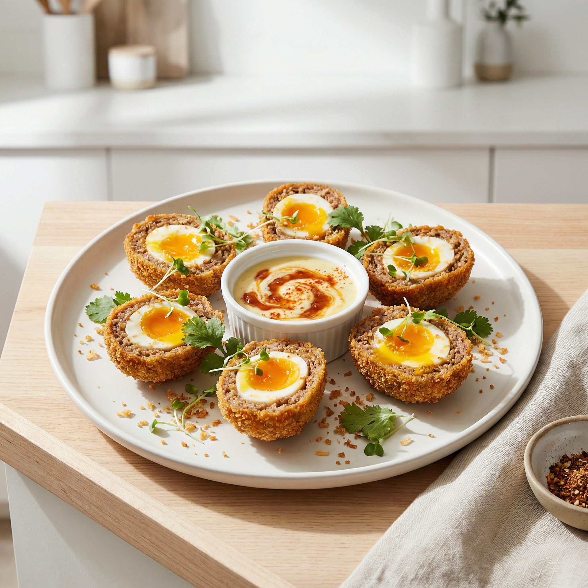 Crispy Air-Fried Scotch Eggs