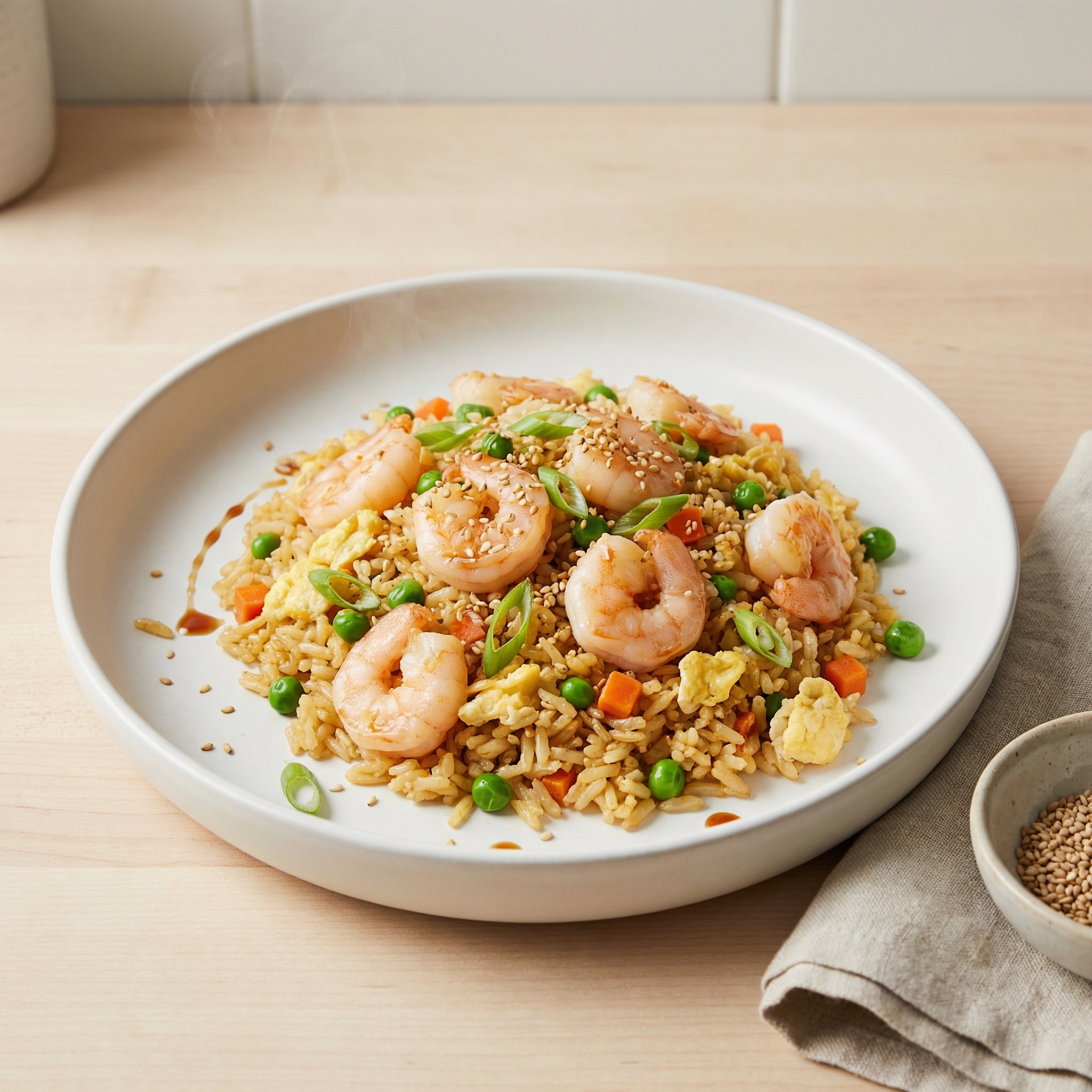 Air Fryer Shrimp Fried Rice