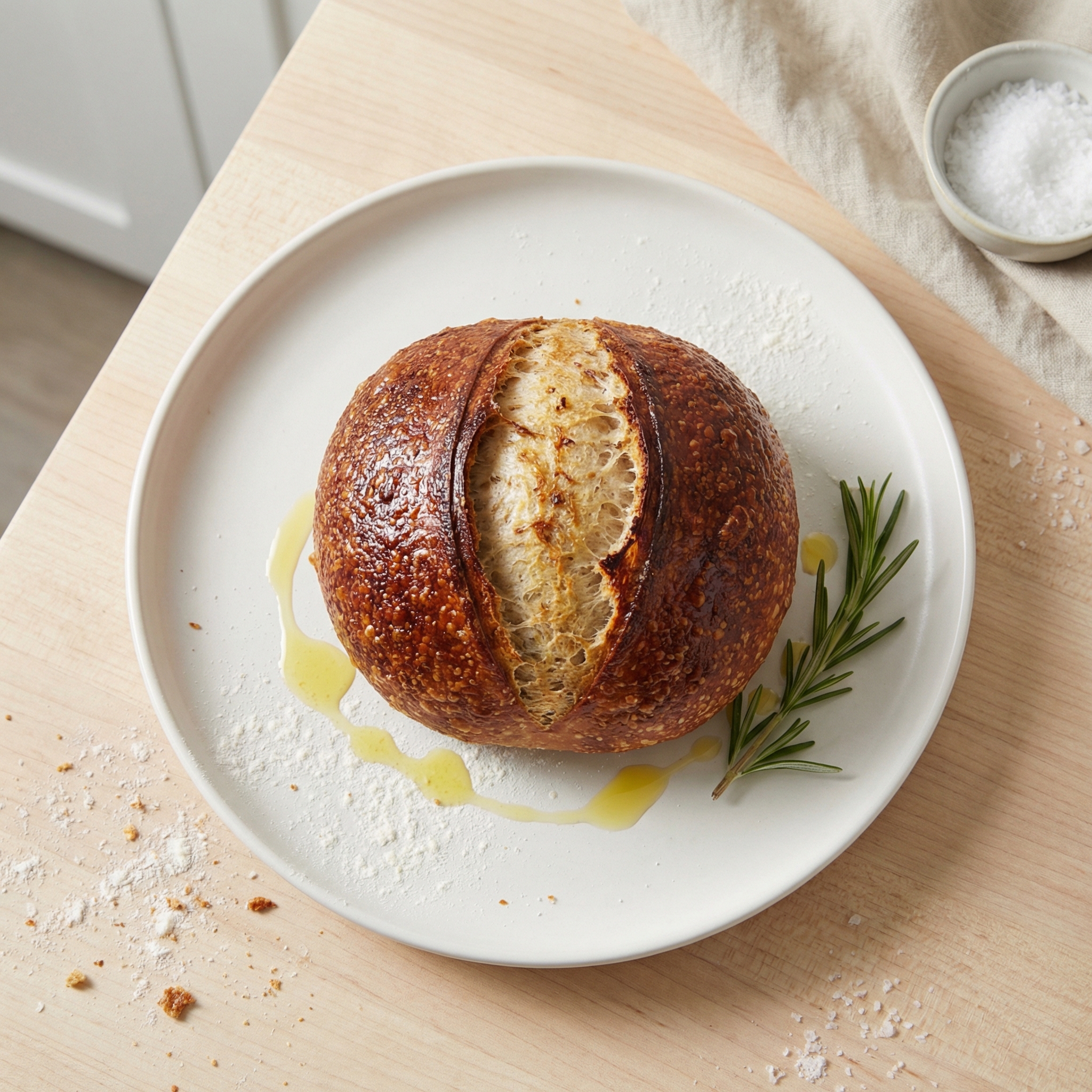 Sourdough Loaf Baked in the Air Fryer