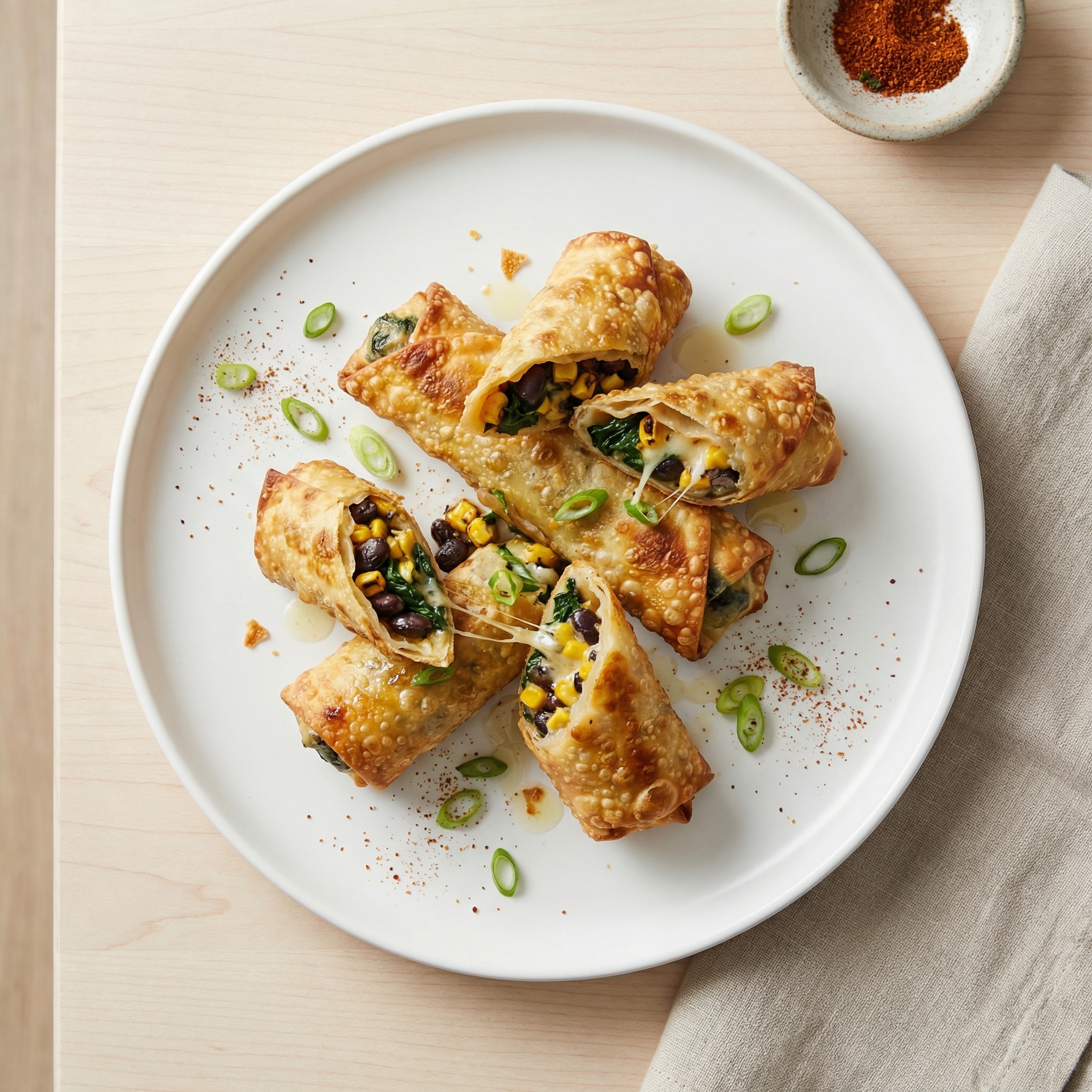 Air-Fried Southwestern Egg Rolls