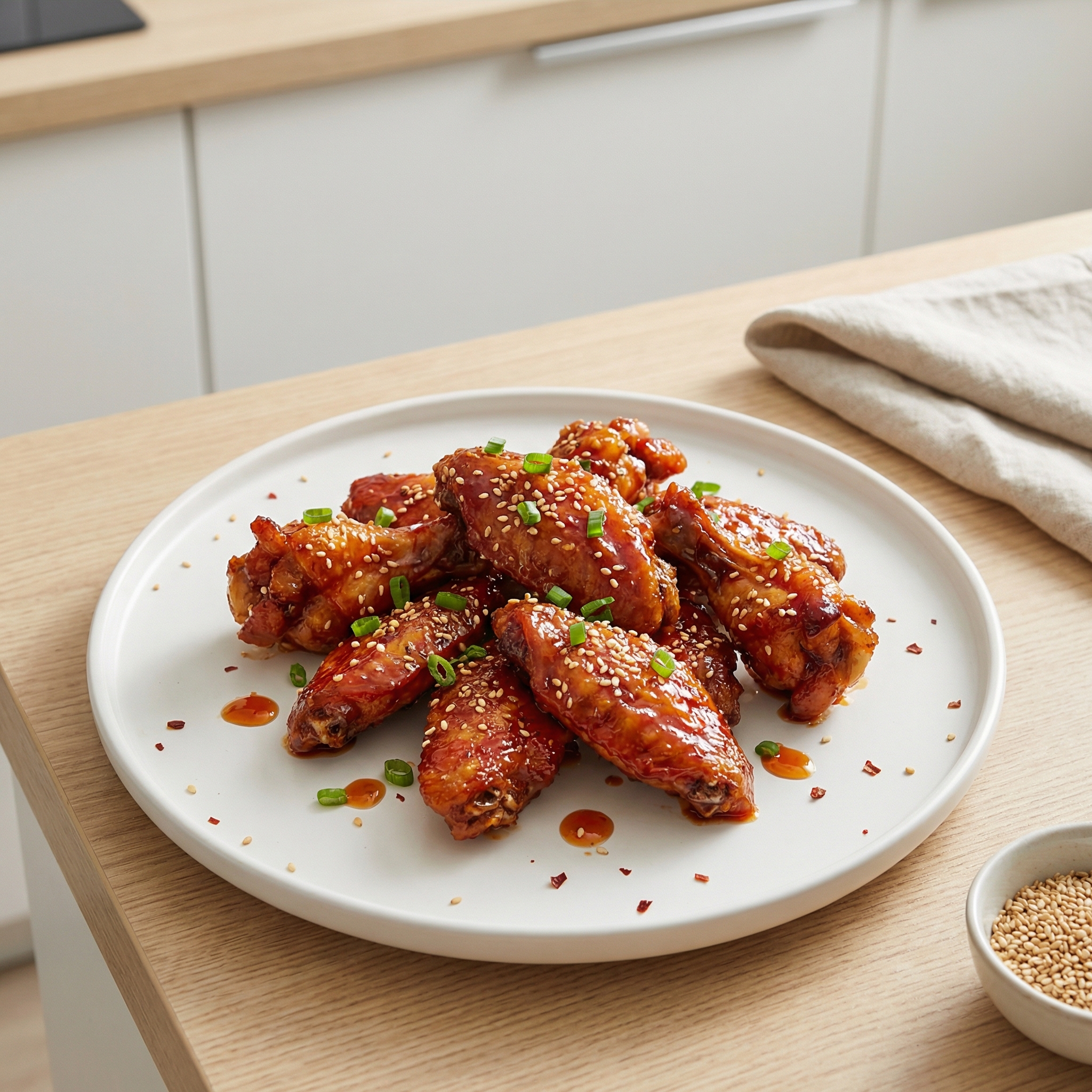 Air-Fried Sweet and Sour Chicken Wings