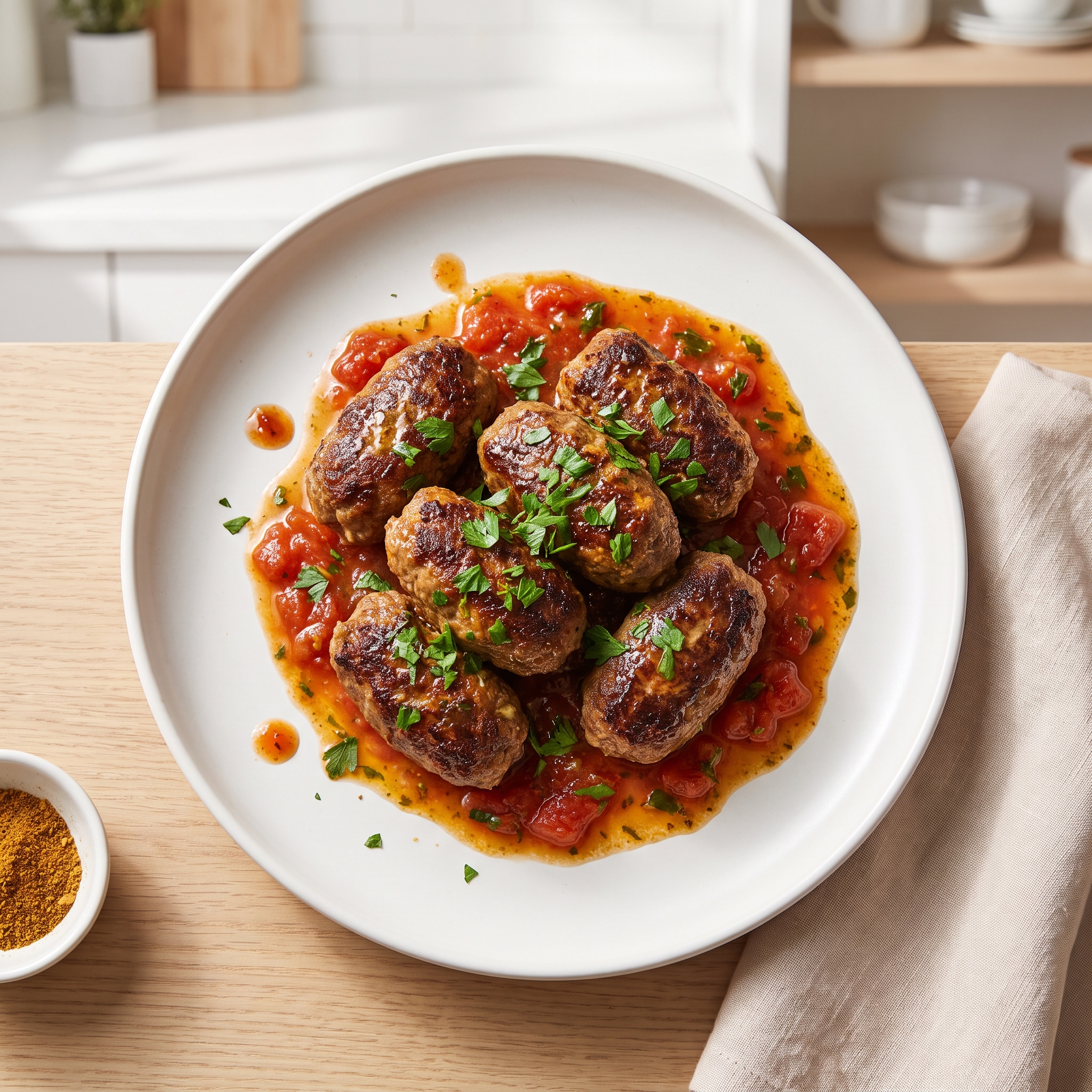 Algerian Kefta (Meatballs)