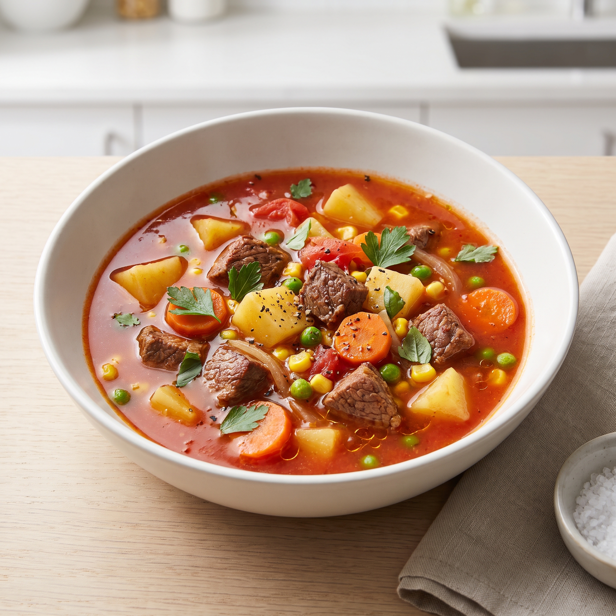 Alison's Crockpot Hearty Vegetable-Beef Soup