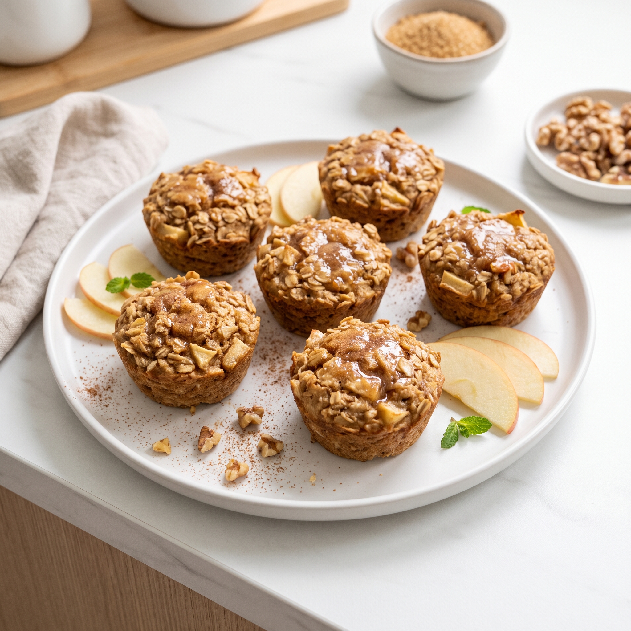 Apple Oatmeal Breakfast Cups