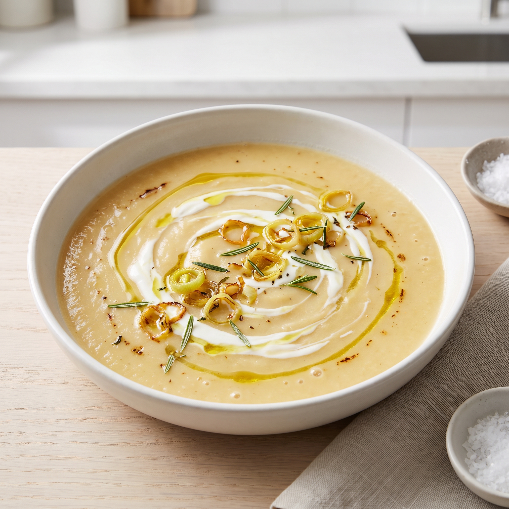 Apple, Pear, and Parsnip Soup