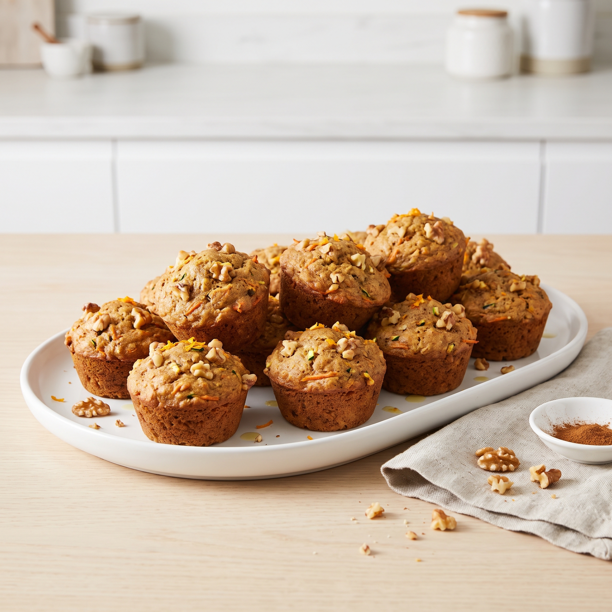 Apple, Zucchini & Carrot Breakfast Muffins
