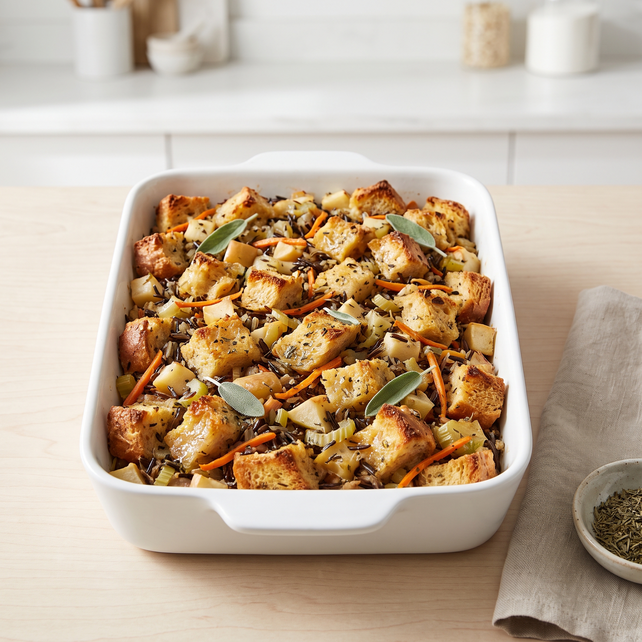 Apple and Wild Rice Stuffing