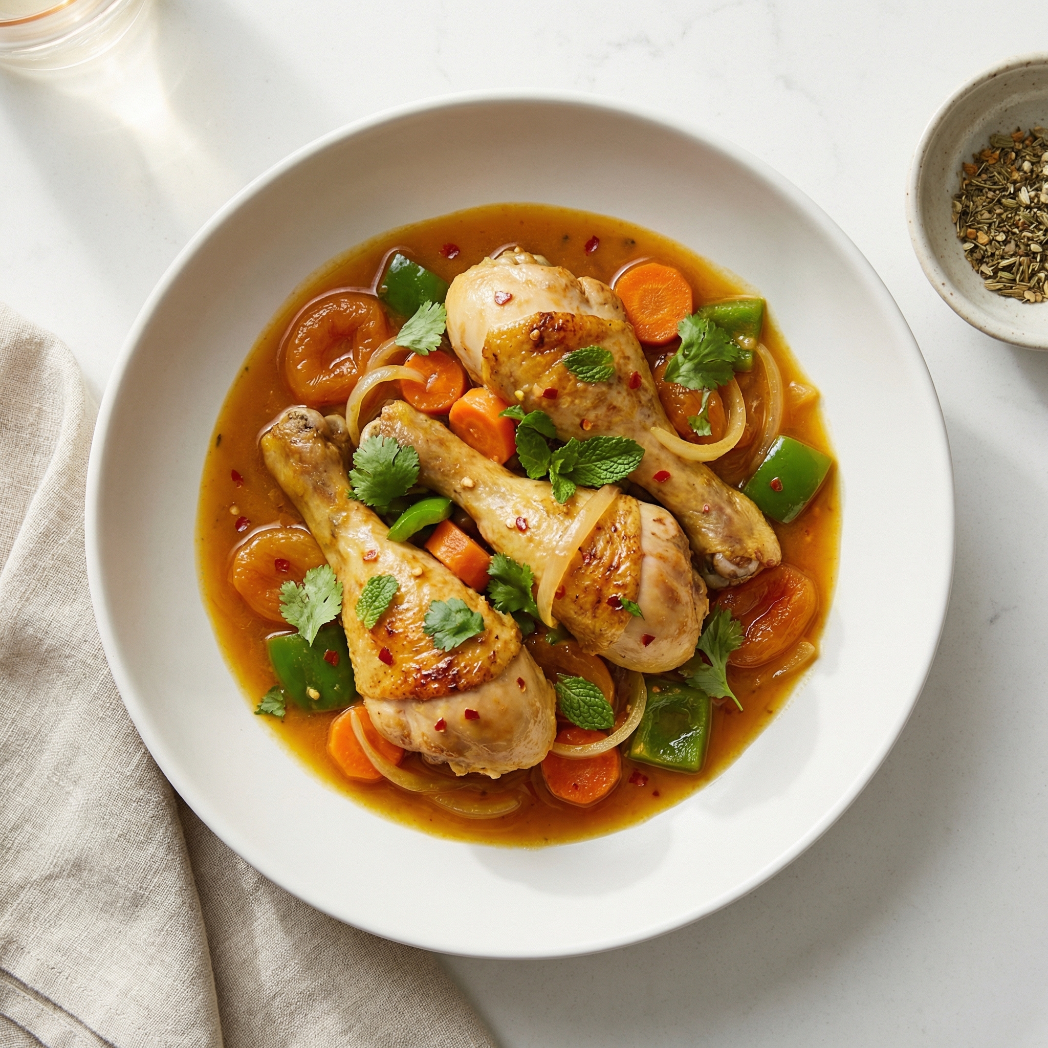 Curried Chicken with Apricots
