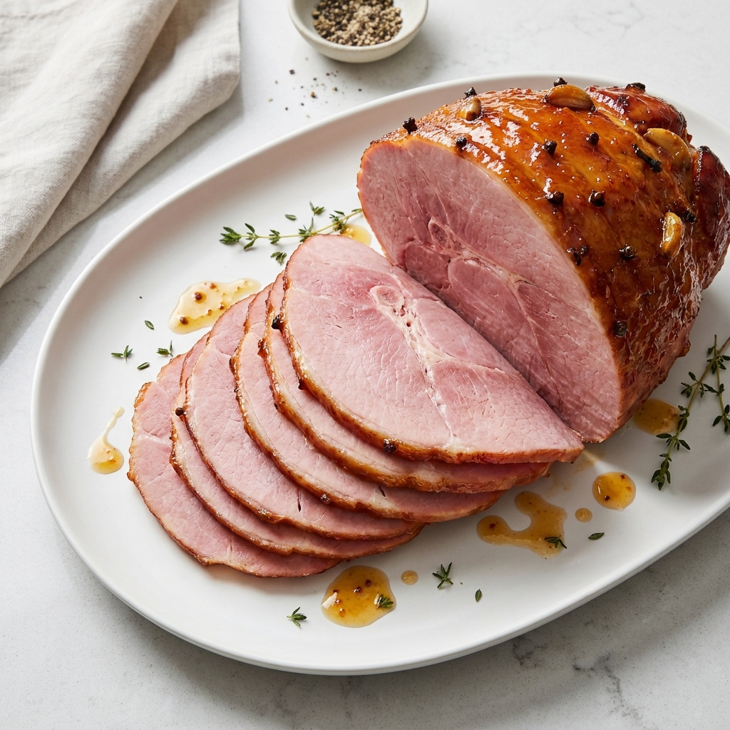 Apricot Glazed Ham