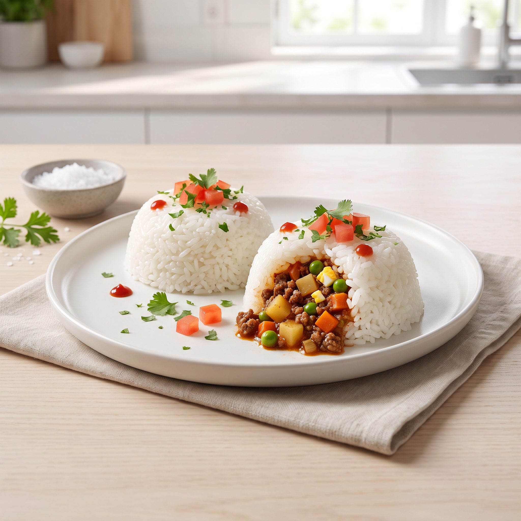 Arroz Tapado (Rice-On-Top)
