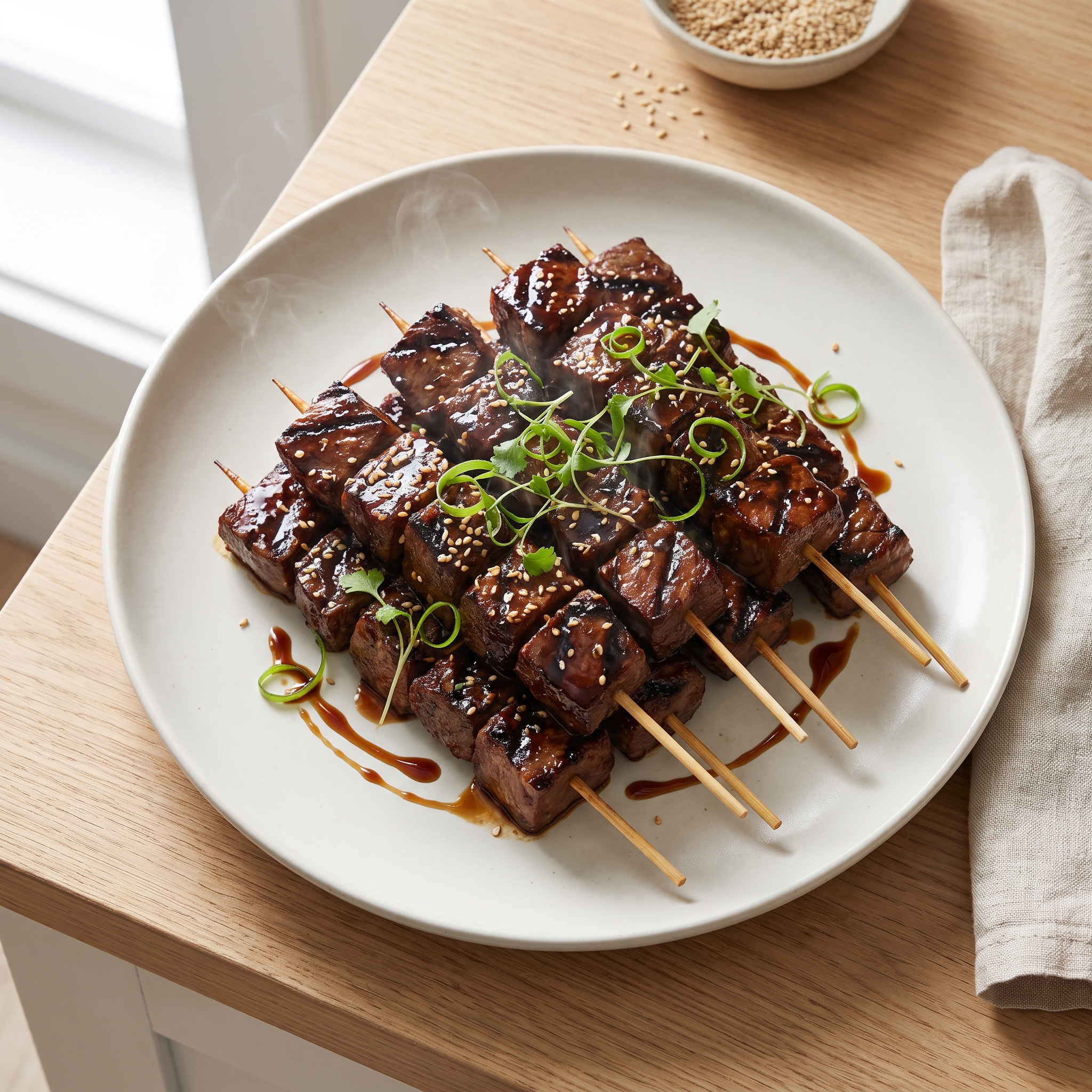 Asian Beef Skewers
