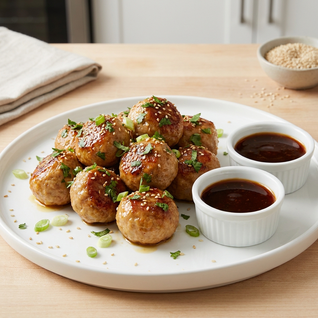 Asian Turkey Meatballs