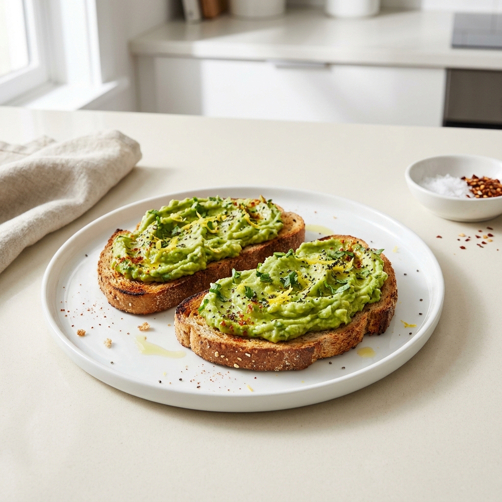 Avocado Toast with Meyer Lemon