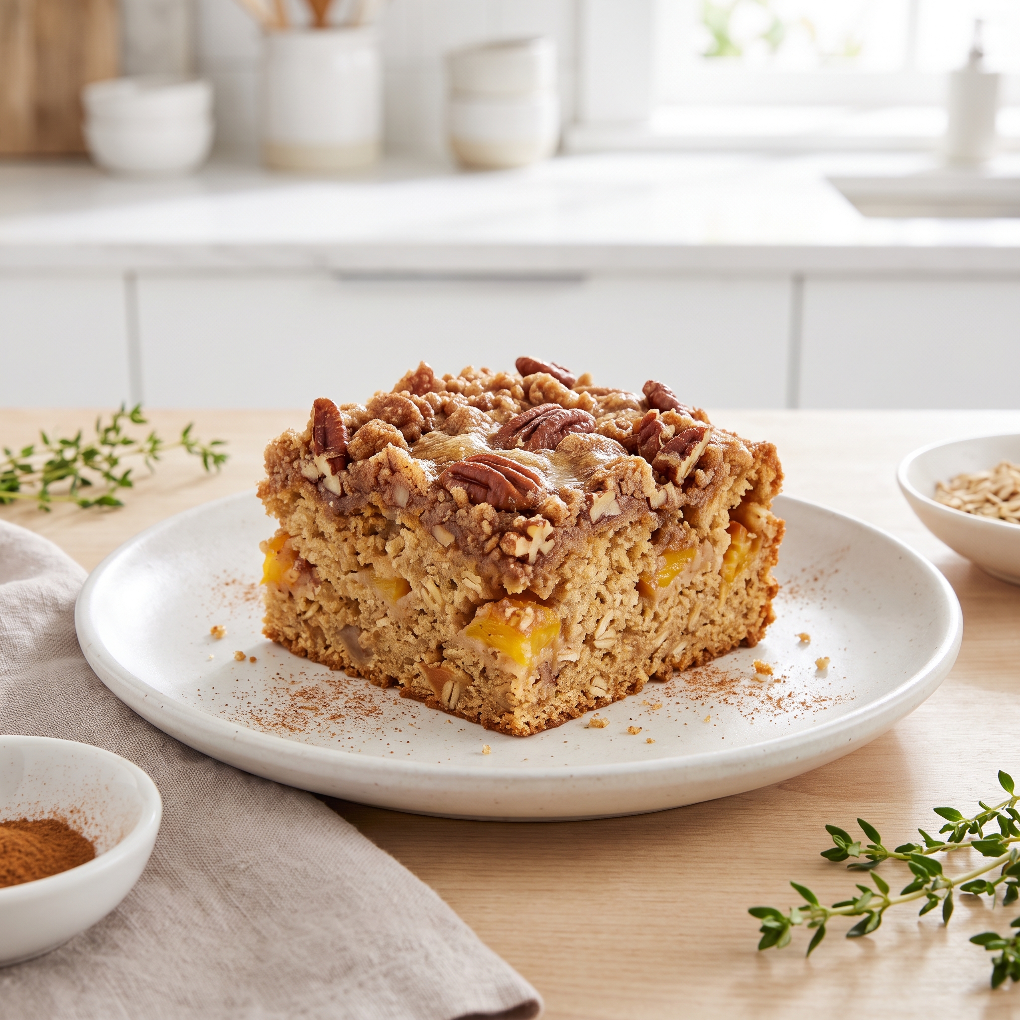 Avon’s Late-Summer Sunday Peach Coffee Cake