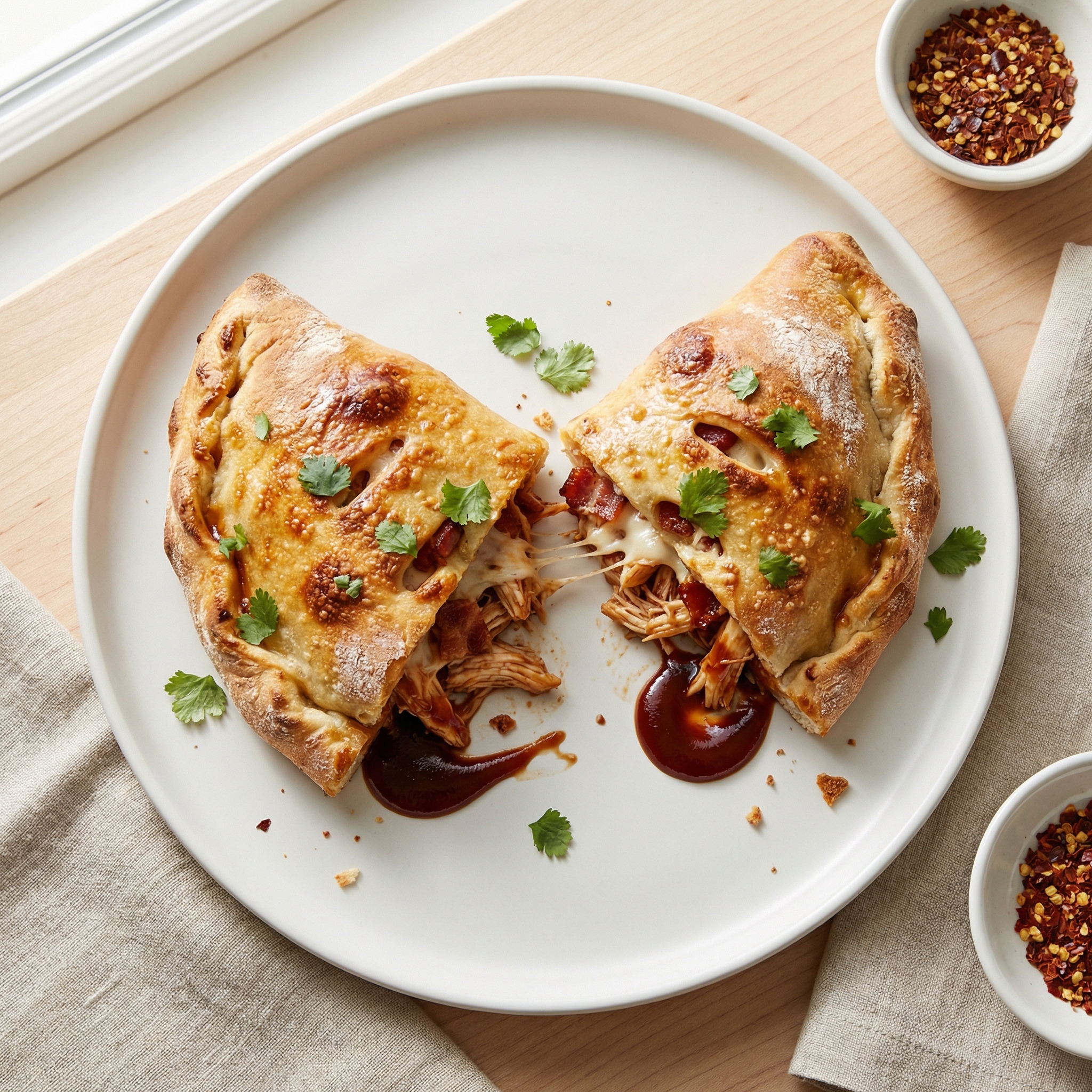 BBQ Chicken Calzones