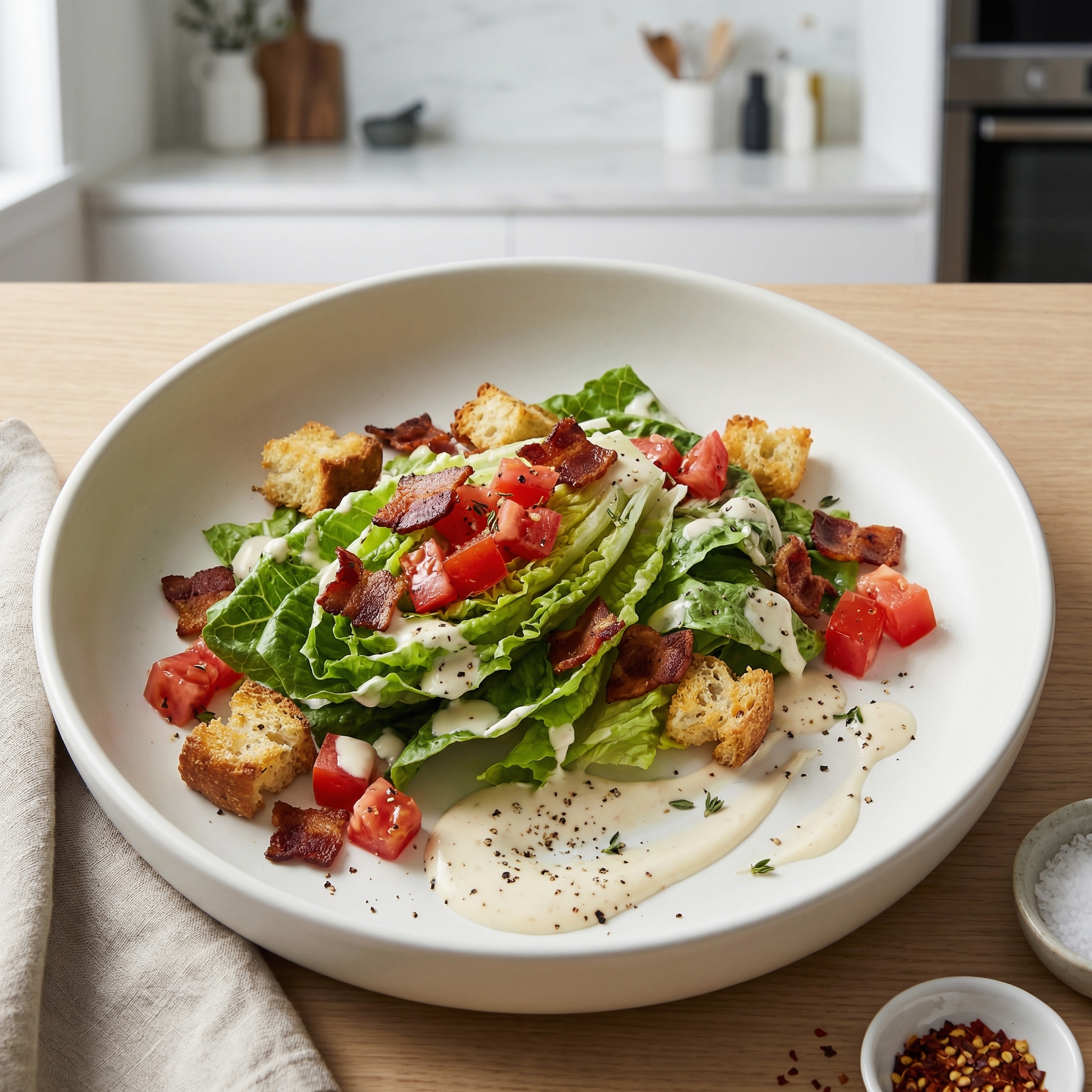 Bacon, Lettuce, and Tomato Chopped Salad