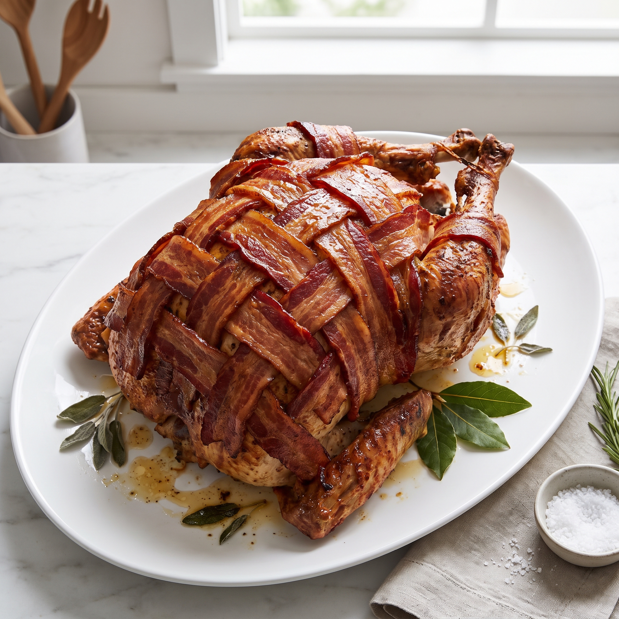 Bacon-Clad Whole Turkey
