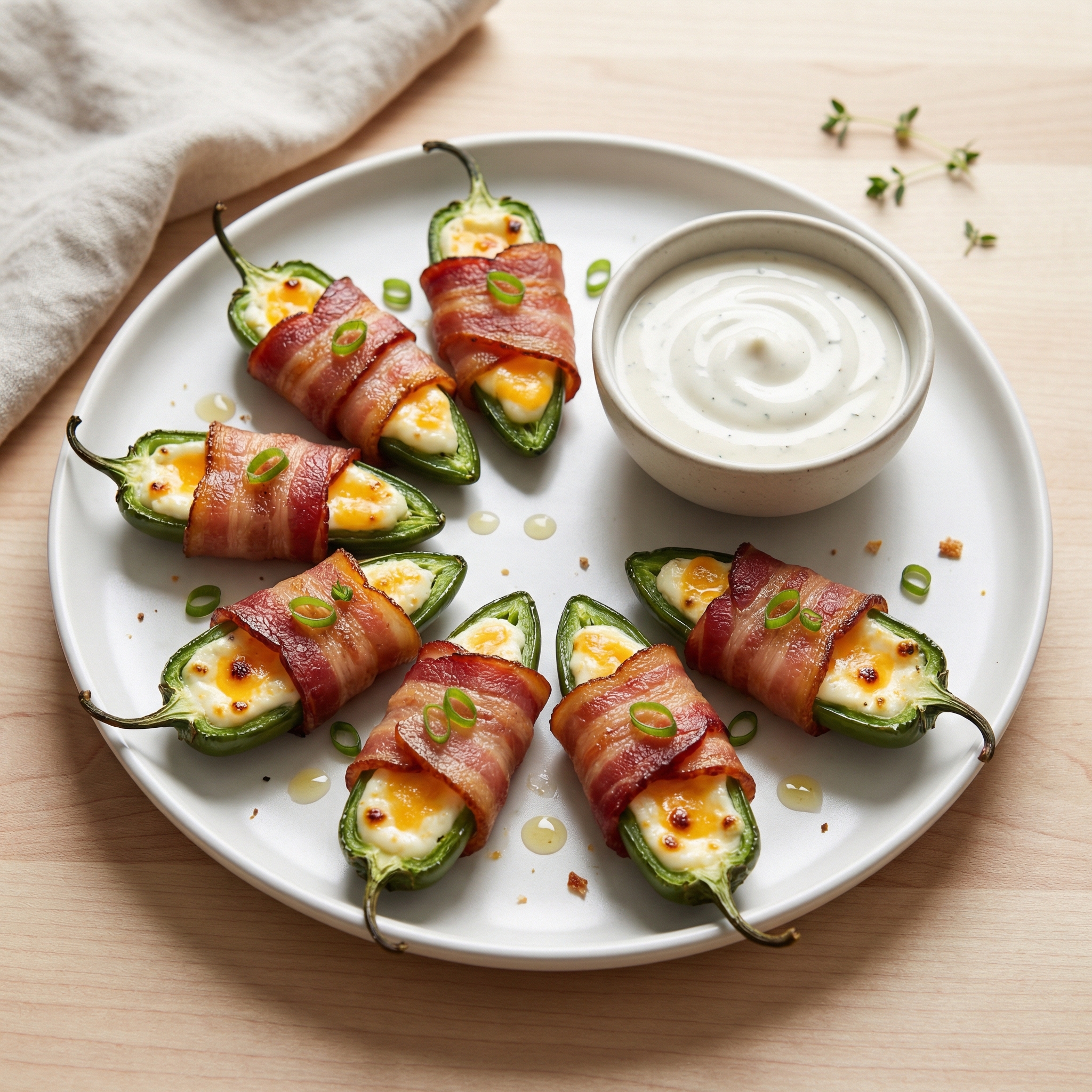 Bacon-Wrapped Jalapeño Poppers