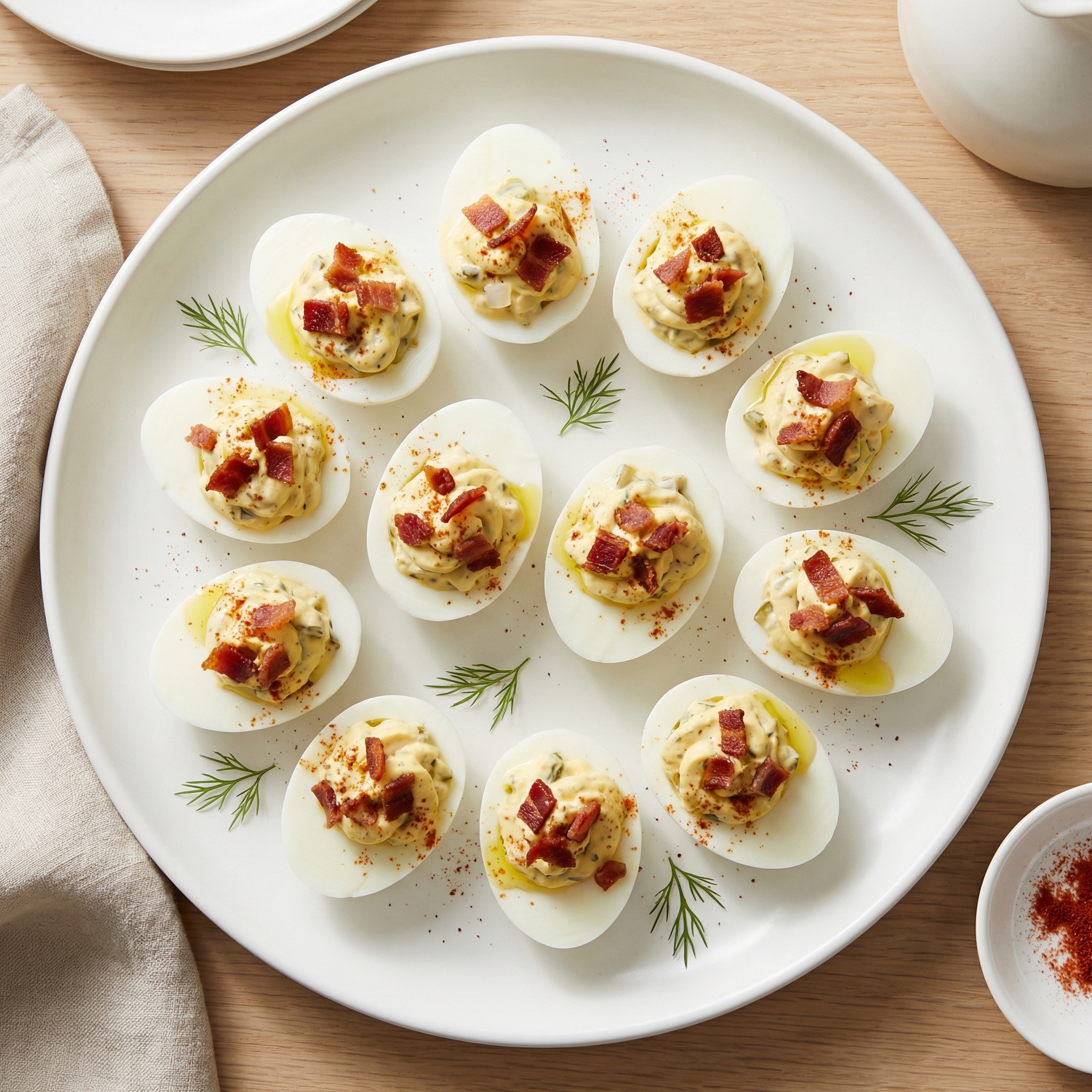 Ultimate Bacon Deviled Eggs