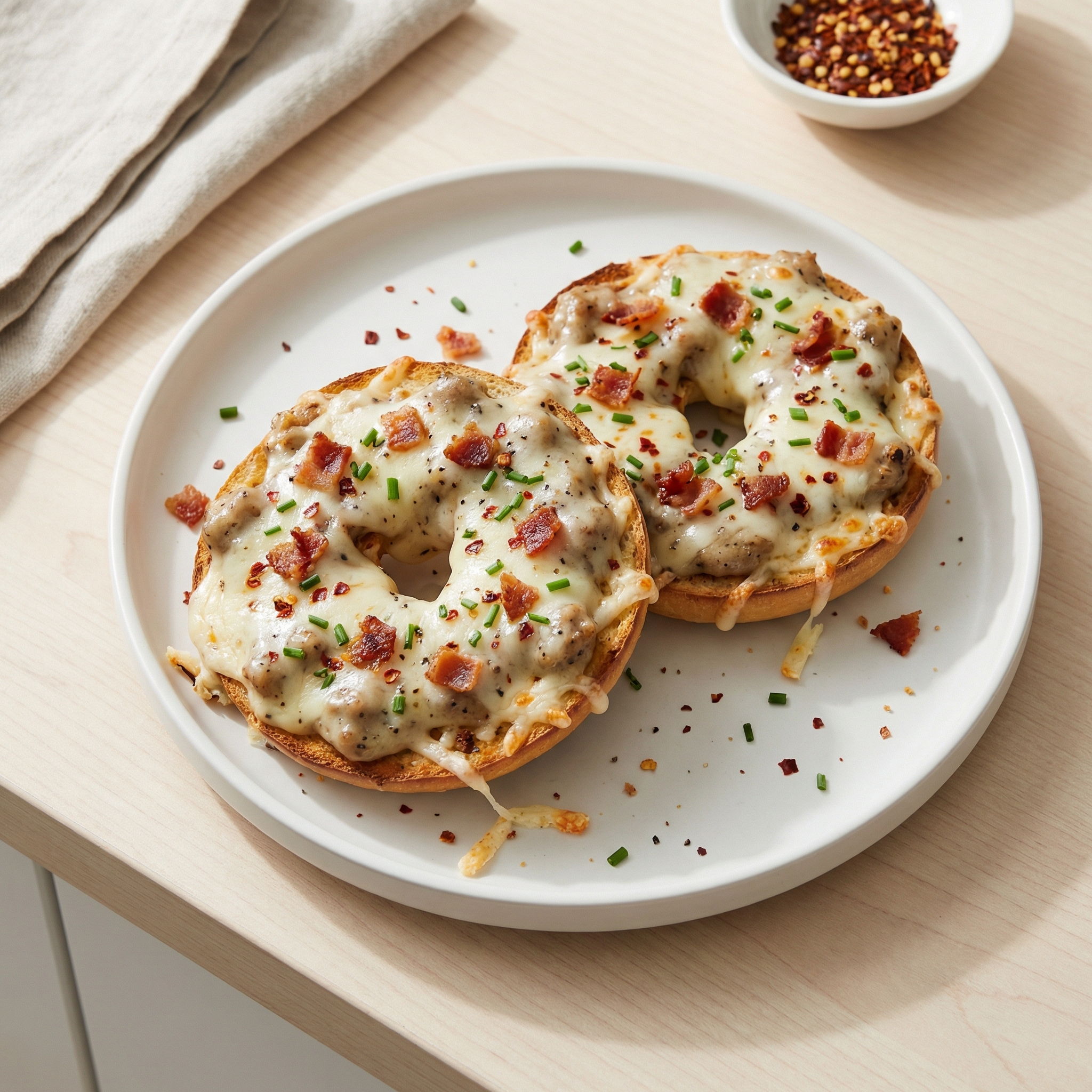 Easy Breakfast Pizzas