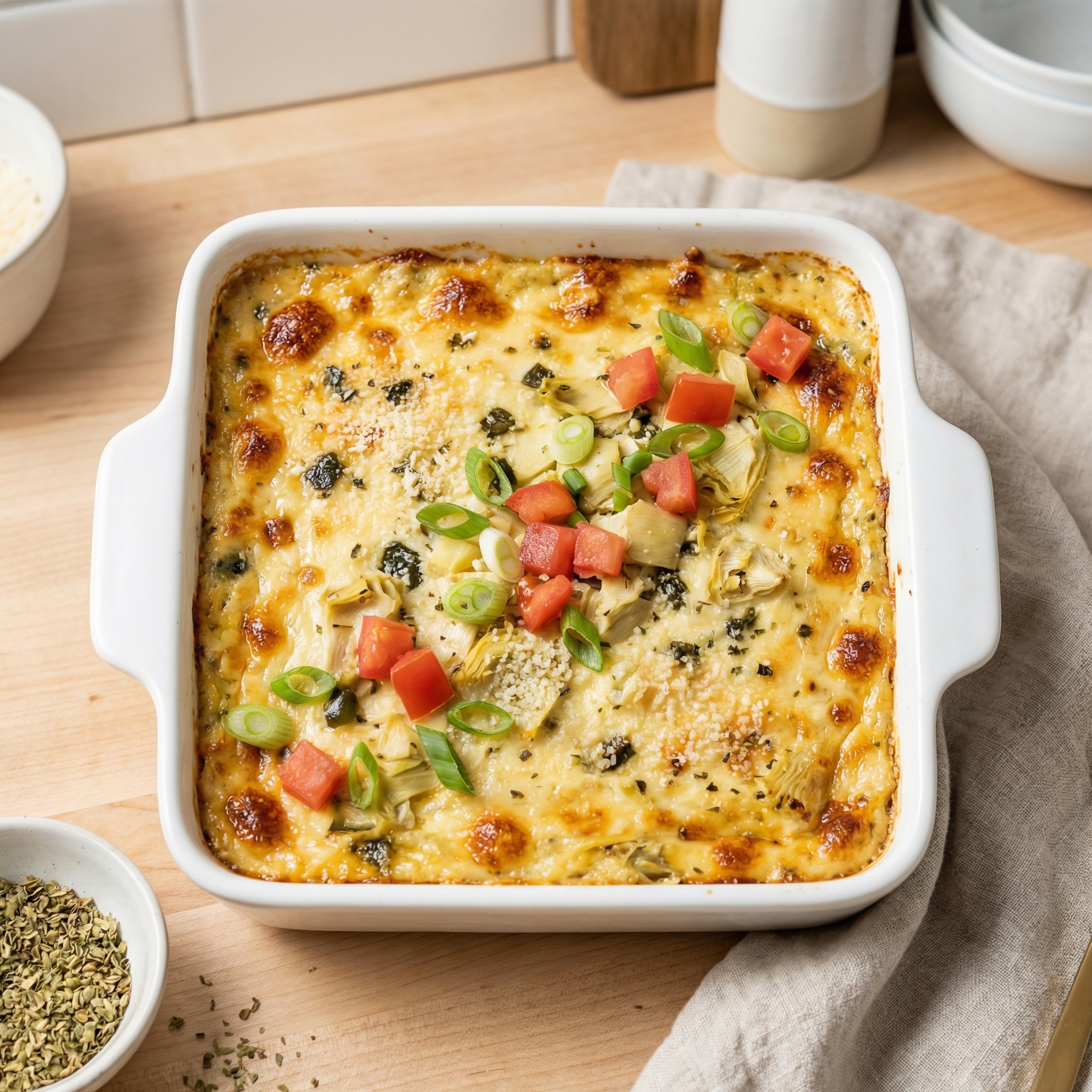 Warm Artichoke and Green Chile Dip