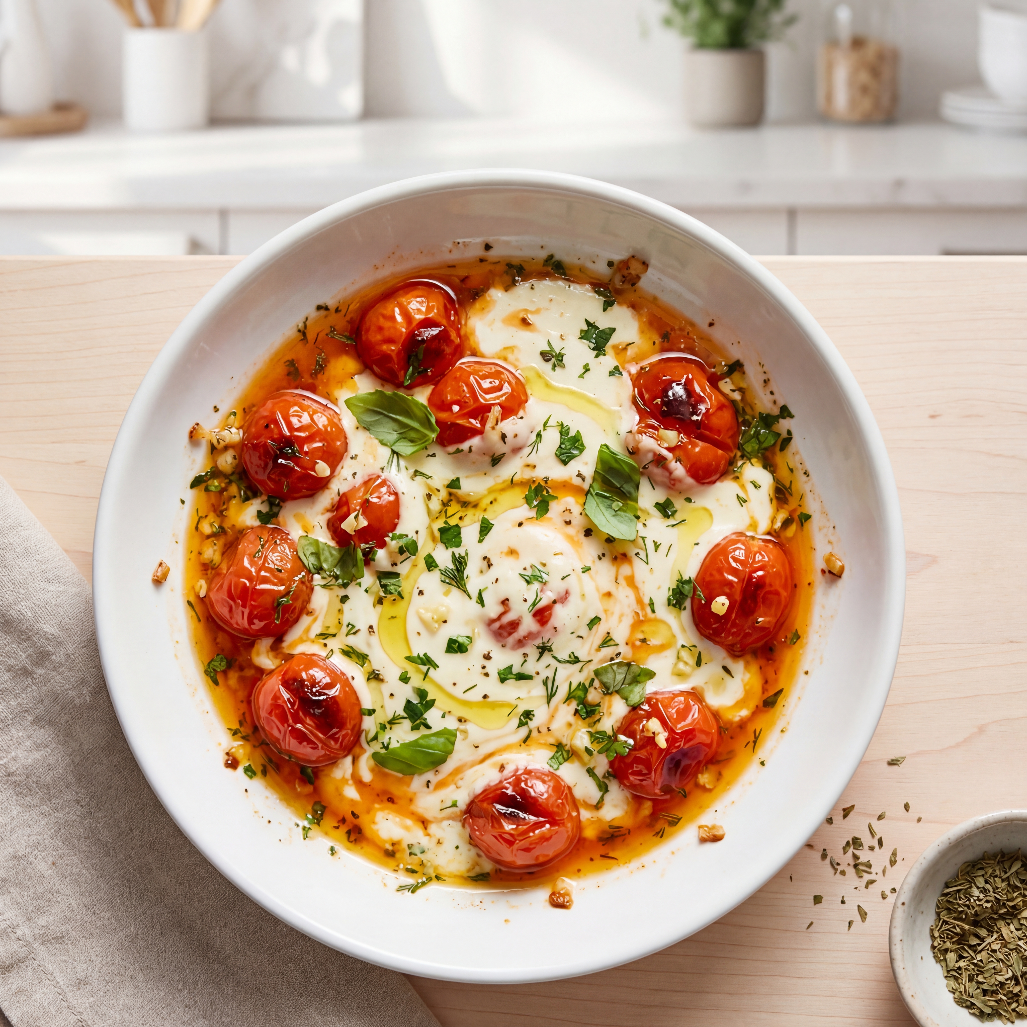 Baked Boursin Tomato Dip