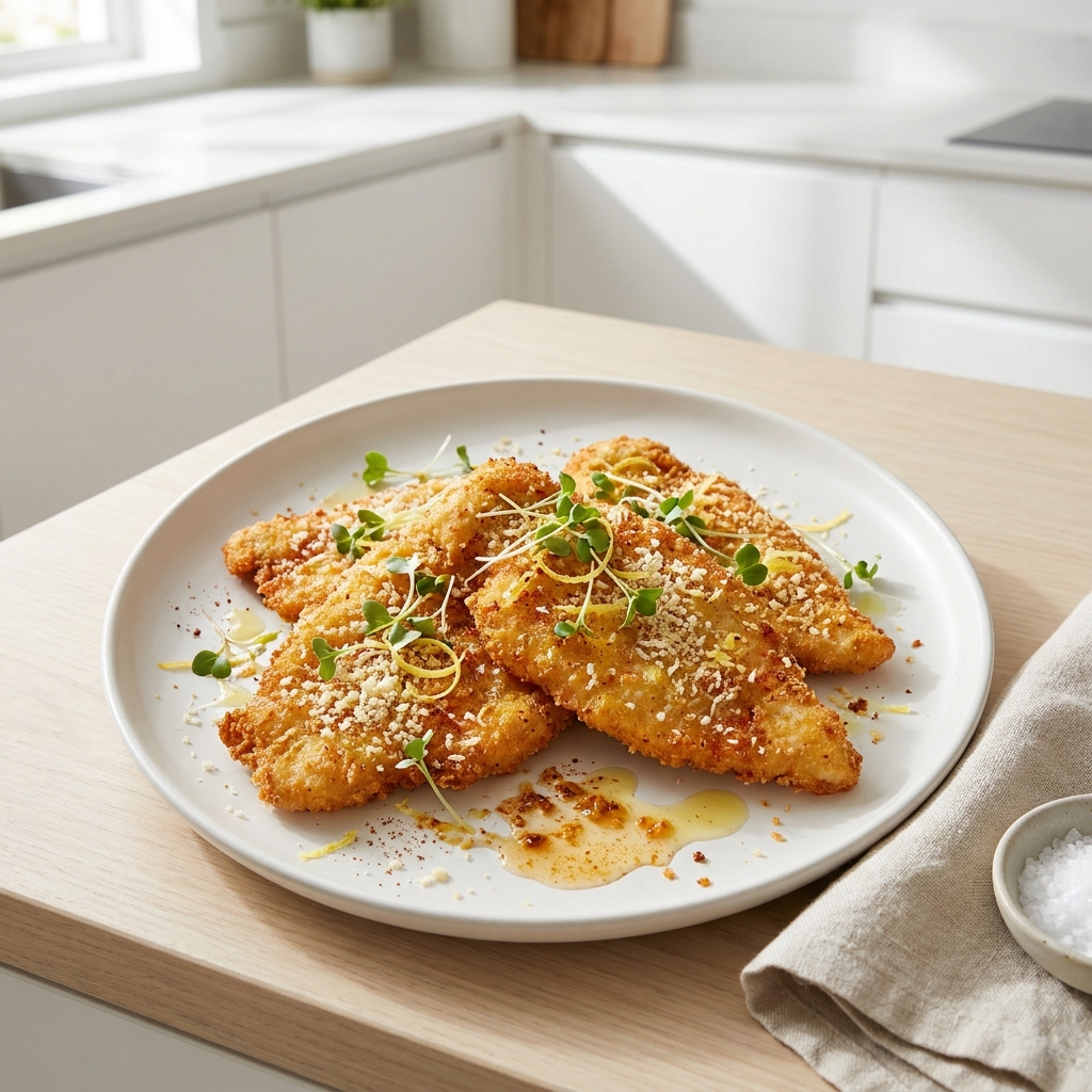 Baked Chicken Schnitzel