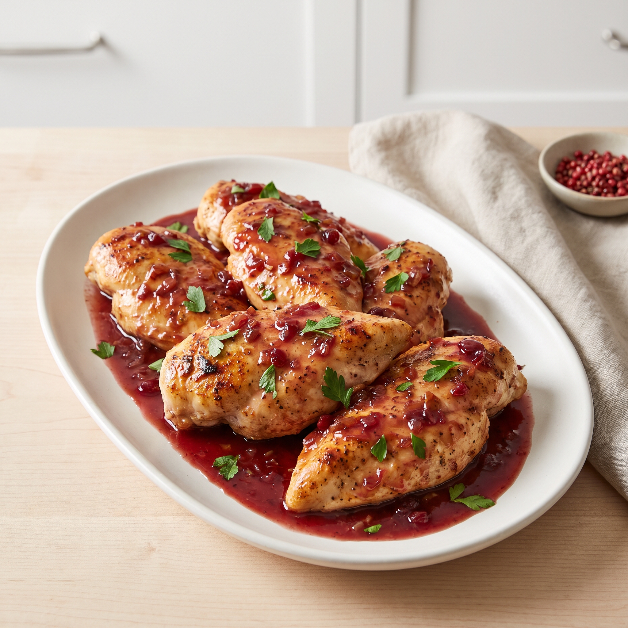 Baked Cranberry Chicken Breasts
