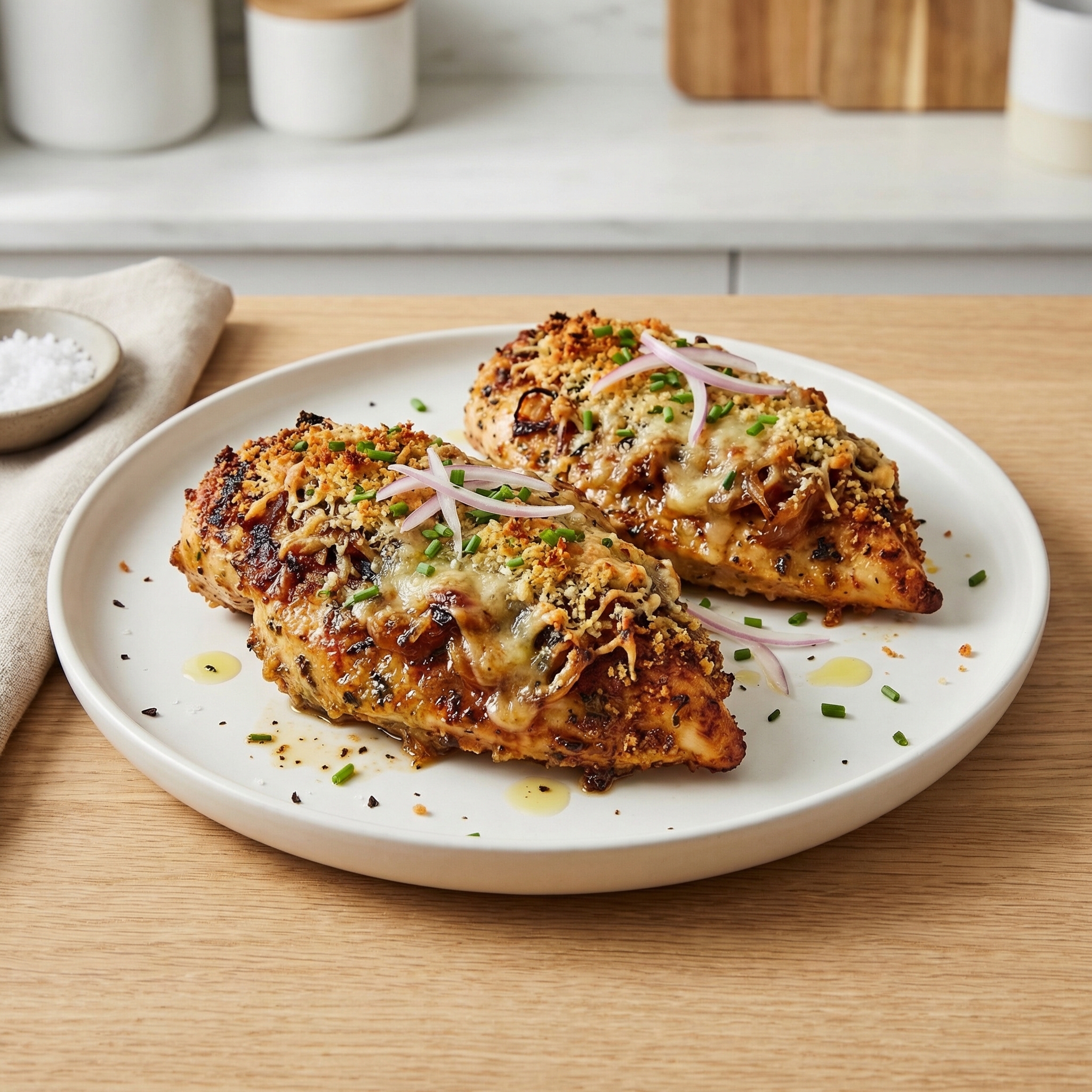 Crispy French Onion–Crusted Chicken